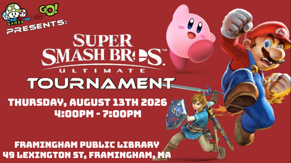 Framingham Public Library - Super Smash Ultimate Tournament