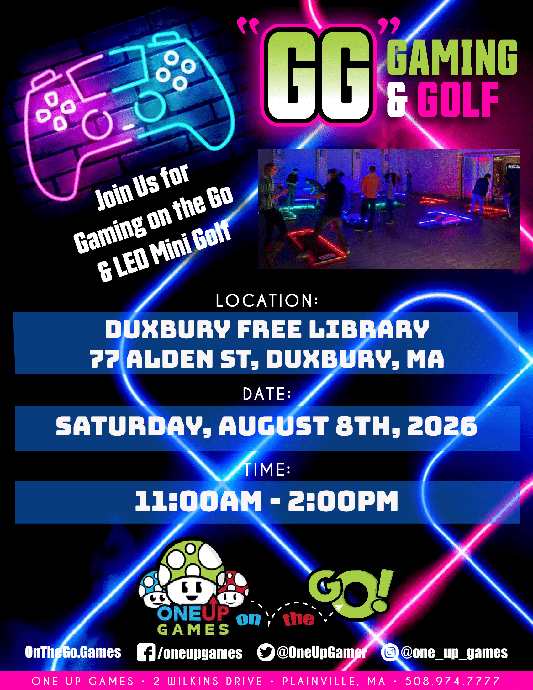 Duxbury Free Library - GG’s Gaming and Golf