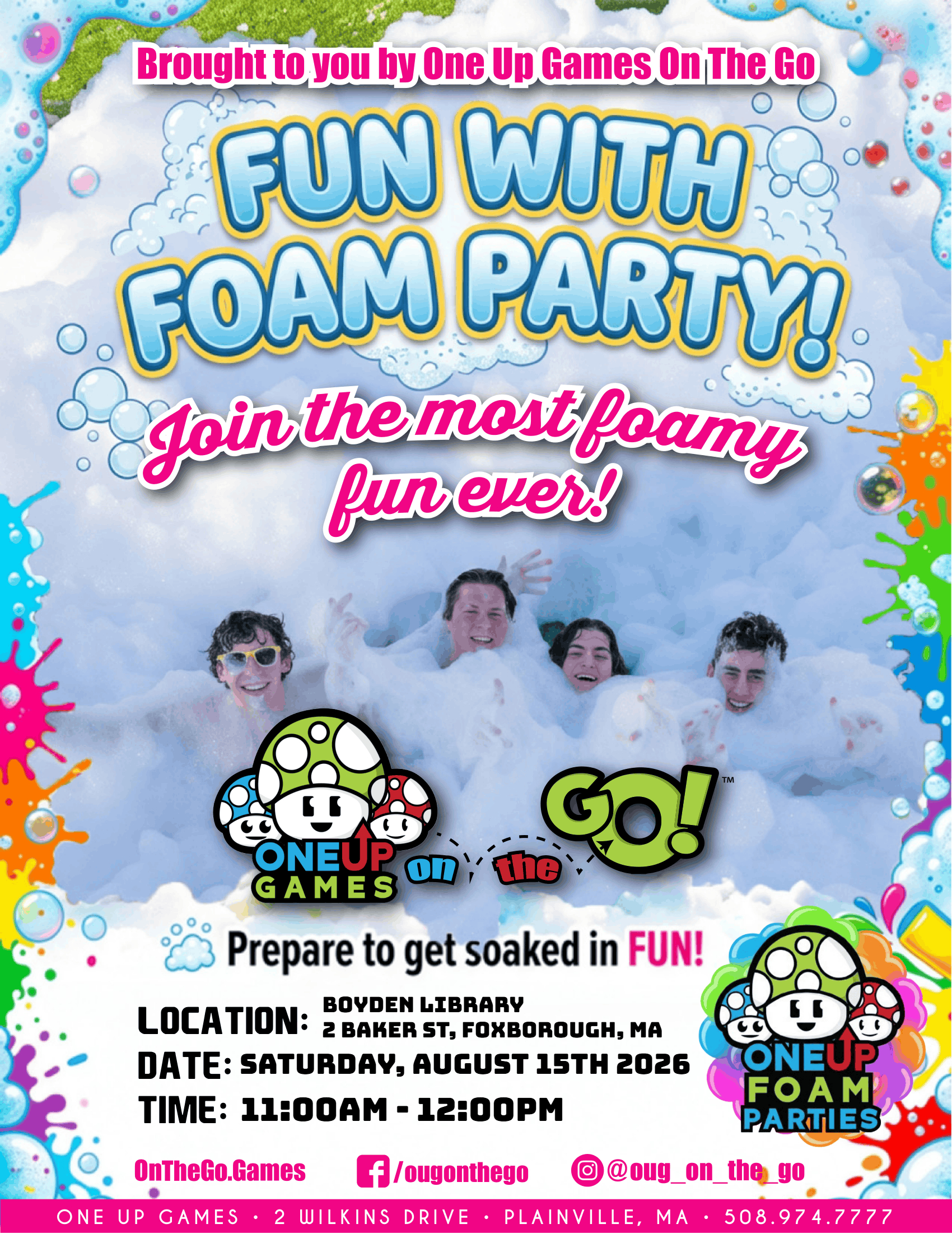 Boyden Library - Foam Party