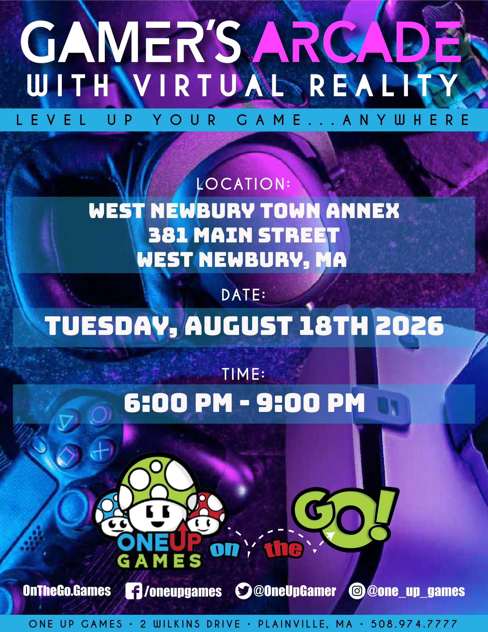 G.A.R. Memorial Library - Gamer's Arcade with VR
