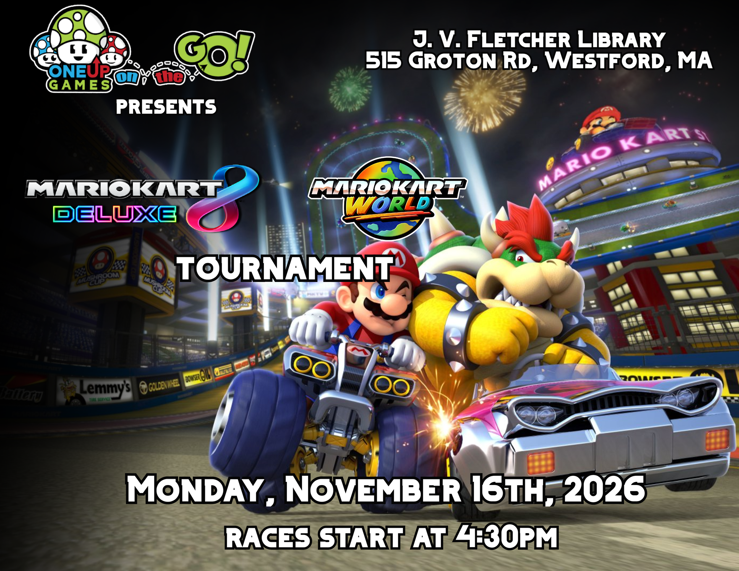 J. V. Fletcher Library - Mario Kart Tournament