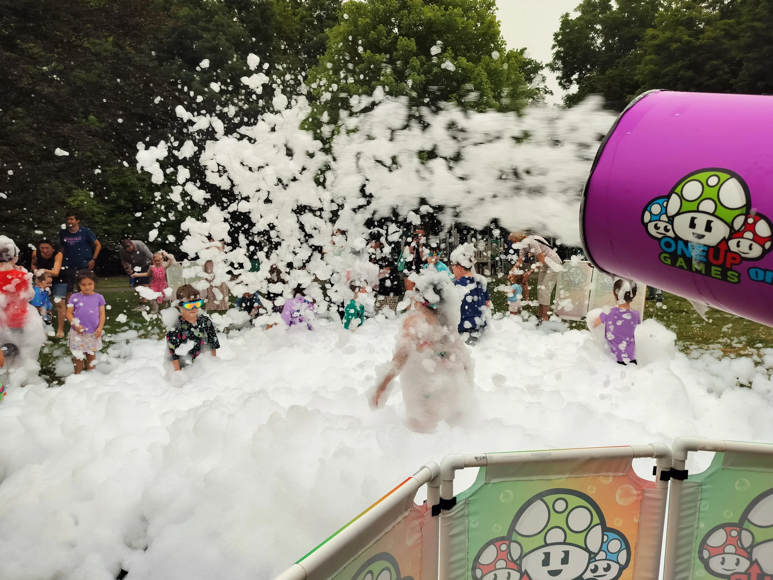 Foam parties!
