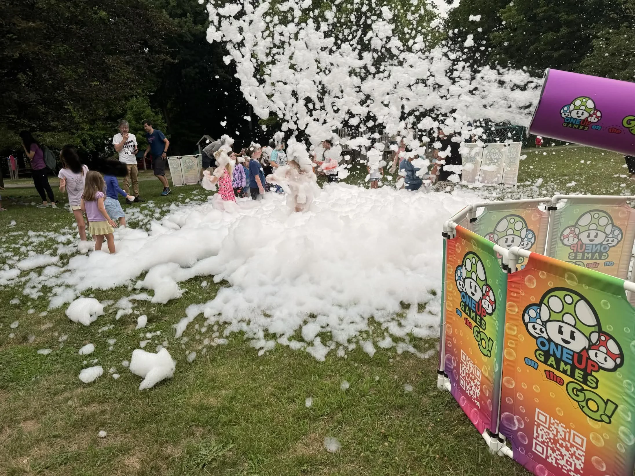 Foam parties can be anywhere!