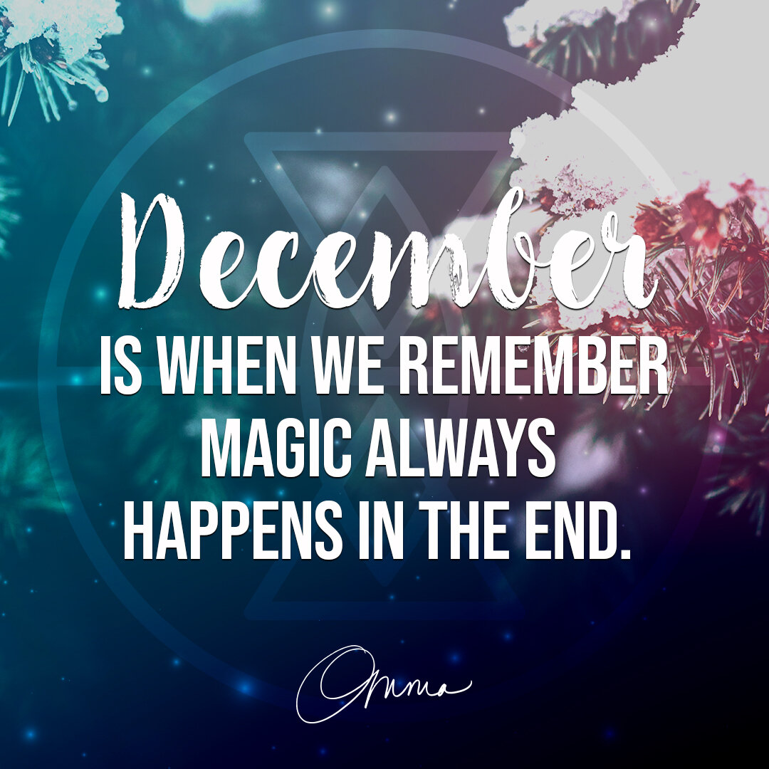 Welcome, December!! ⁣
⁣
⁣
#enlightenment #theomma #psychic #medium #healer #psychicmedium #spiritualcoach #intuition #afterlife #awakening #consciousness #enlightment #spiritguides #intuitivehealer  #spiritualhealing #liveinspired #lifecoach