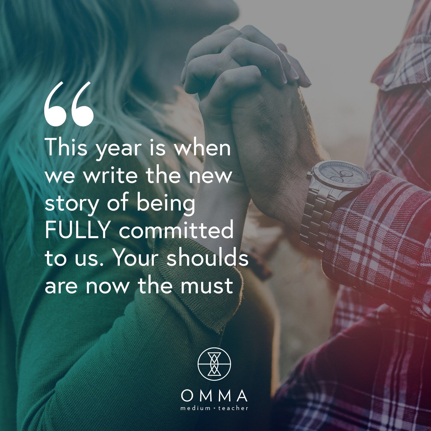 &quot;This year is when we write the new story of being FULLY committed to us. Your shoulds are now the must.&quot;⁣
⁣
⁣
#enlightenment #theomma #psychic #medium #healer #psychicmedium #spiritualcoach #intuition #afterlife #awakening #consciousness #