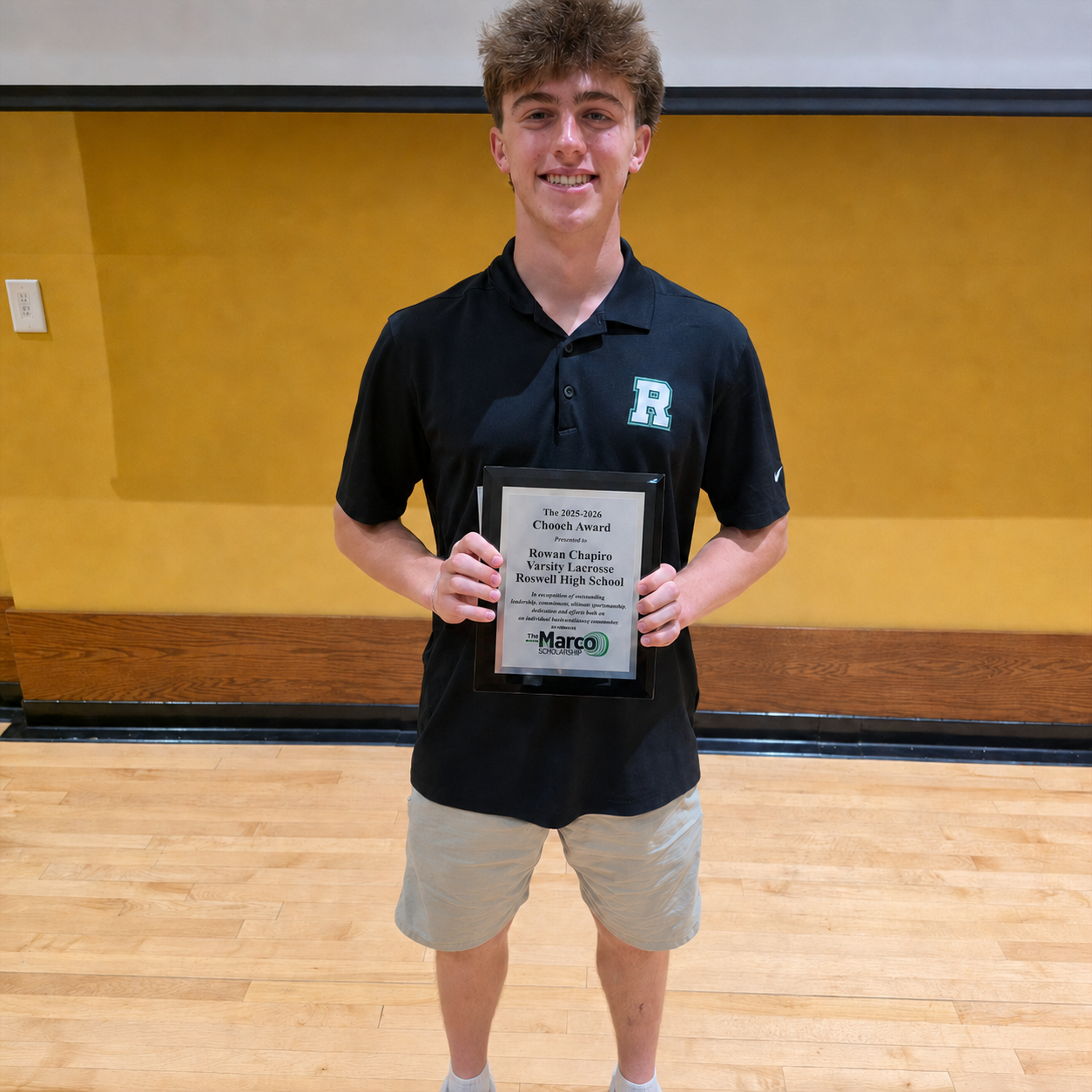 2026 Boys Chooch Award - Rowan Chapiro