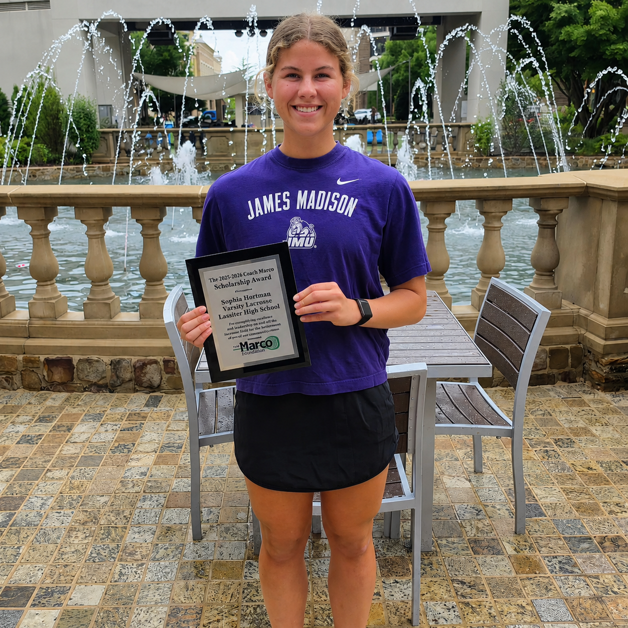 2026 Marco Scholarship Female Winner - Sophia Hortman