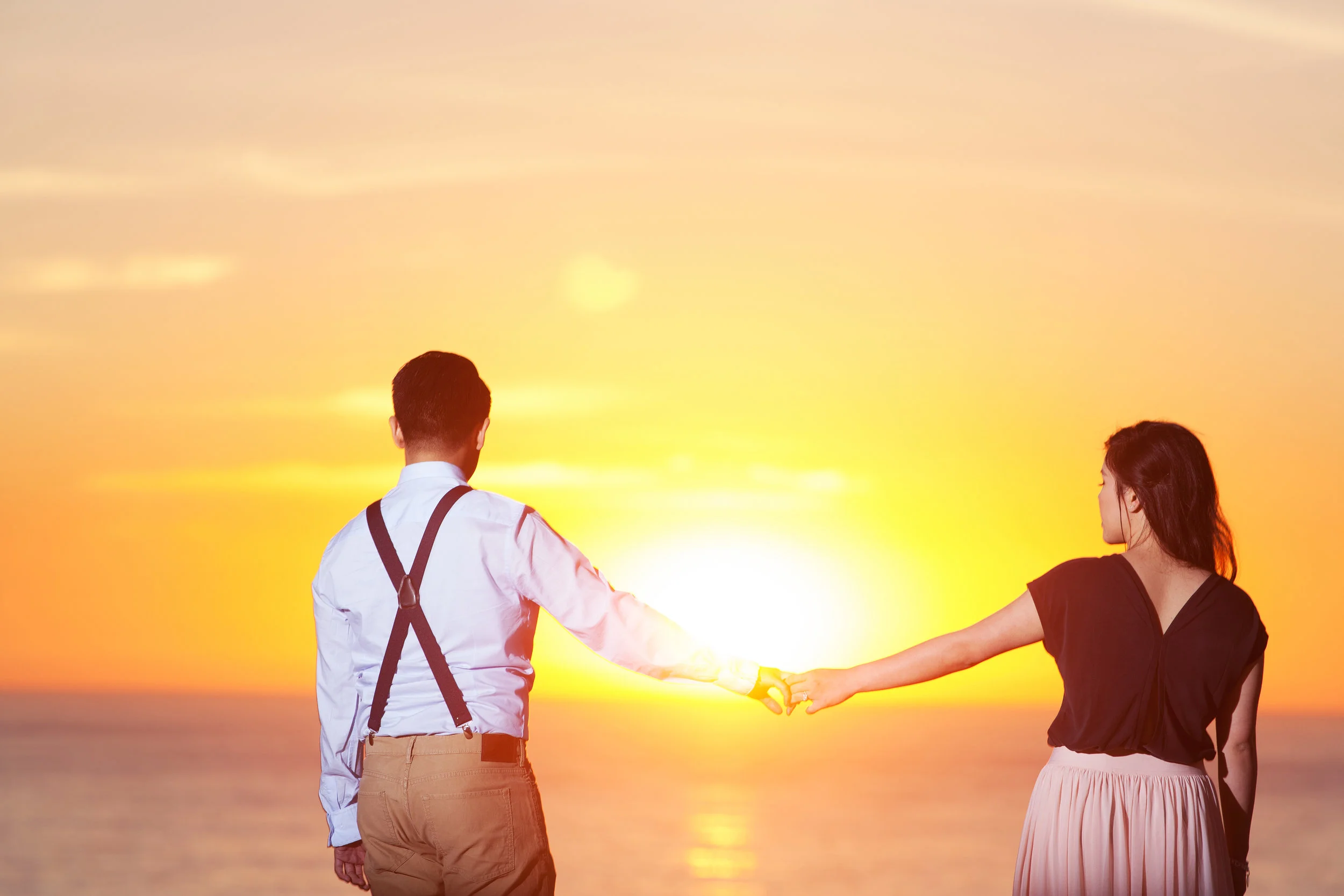 Sunset Engagement Photography