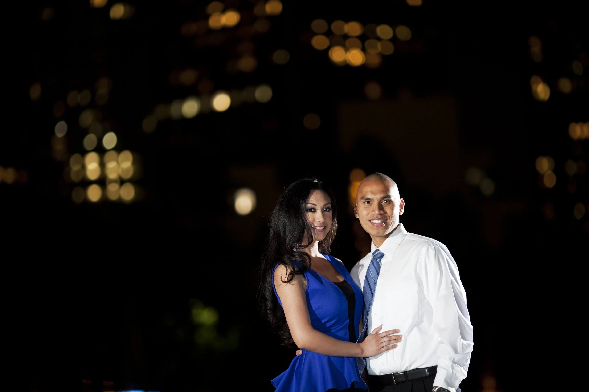 Griffith Observatory Engagement Photos | Audrey + Jeff