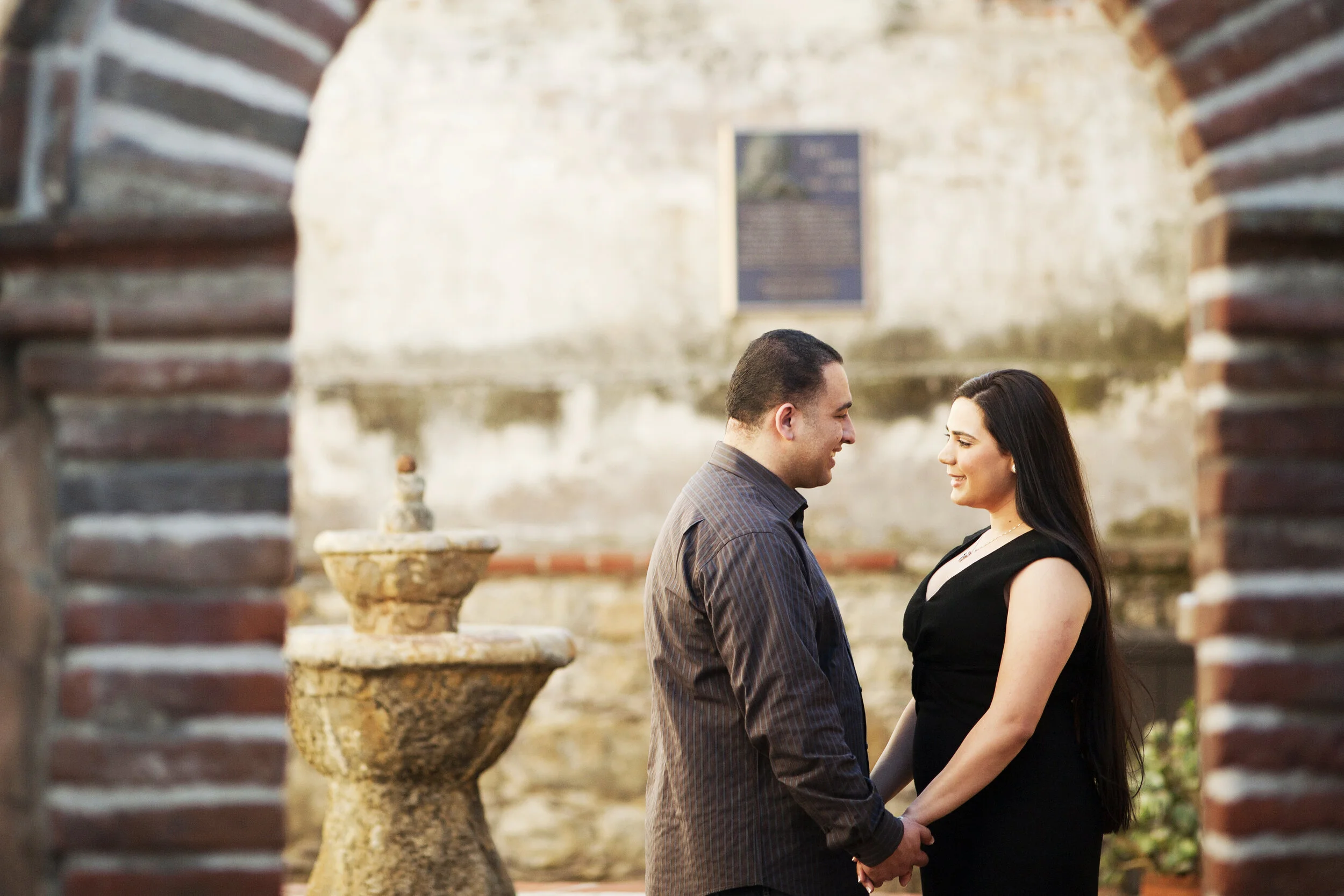 Mission San Juan Capistrano Engagement Photography | Diane + Mike