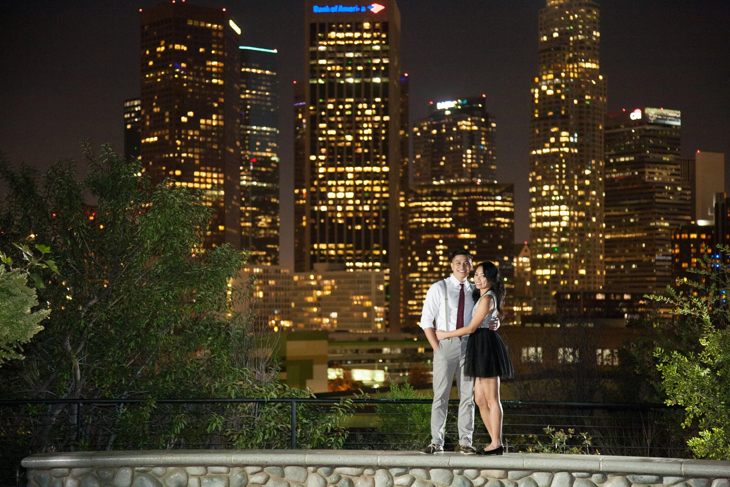 Downtown Los Angeles Engagement Photography | Gladys + Bobby