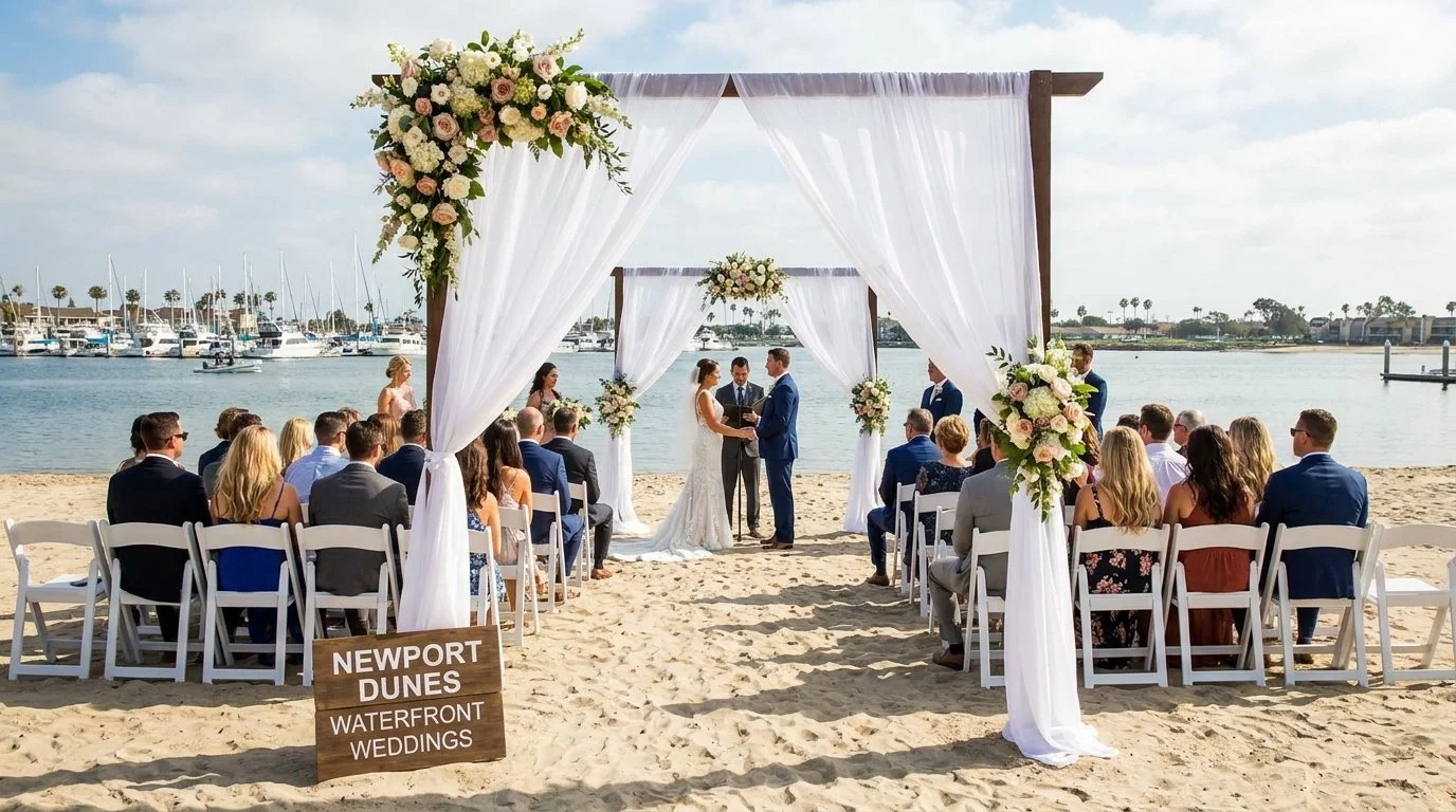 Thinking About Getting Married at Newport Dunes? Here's What Your Wedding Day Could Feel Like