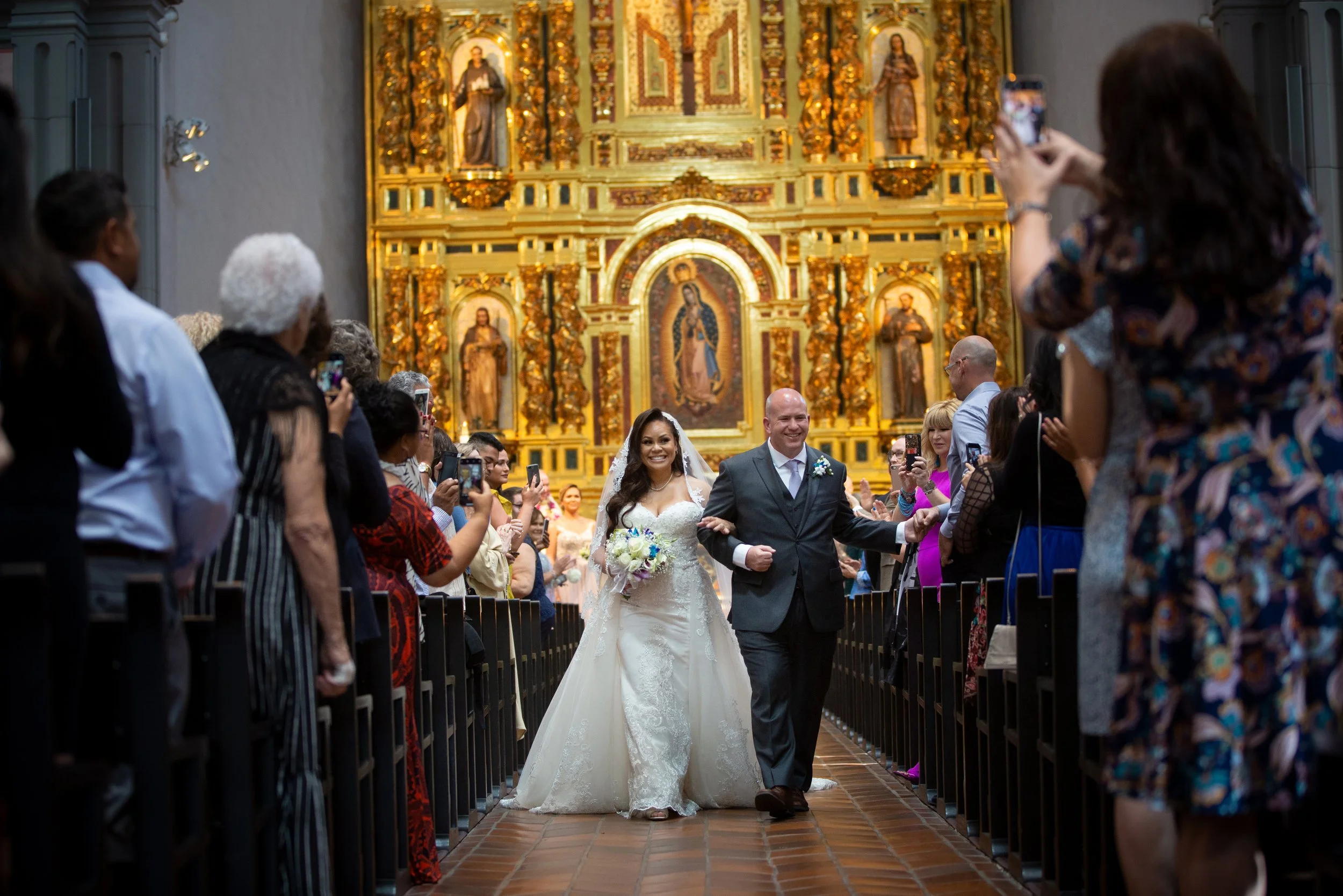 Mission Basilica San Juan Capistrano Wedding Ceremony photo