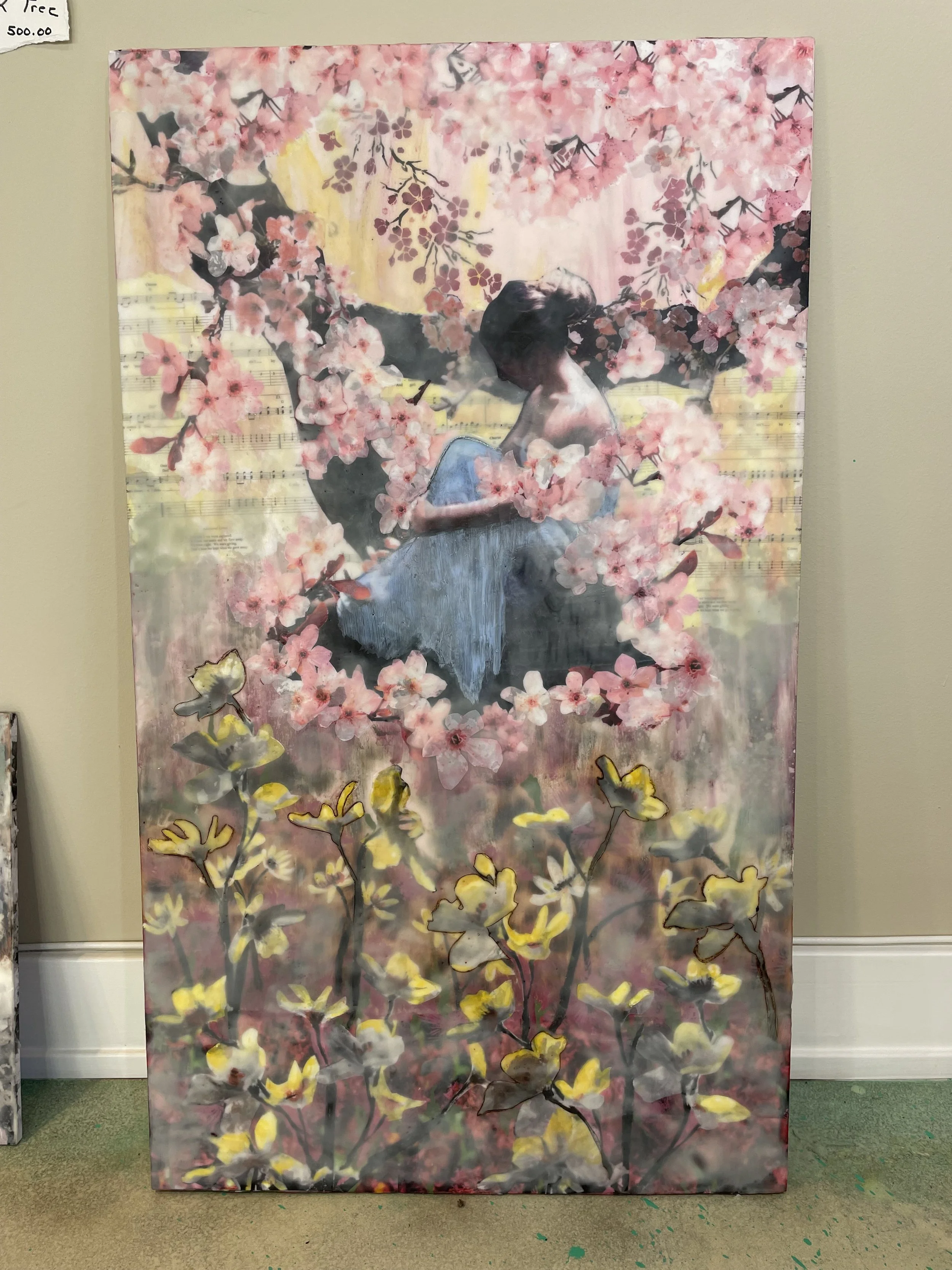 "Mariah"
encaustic
24 inch X42 inch
800.00