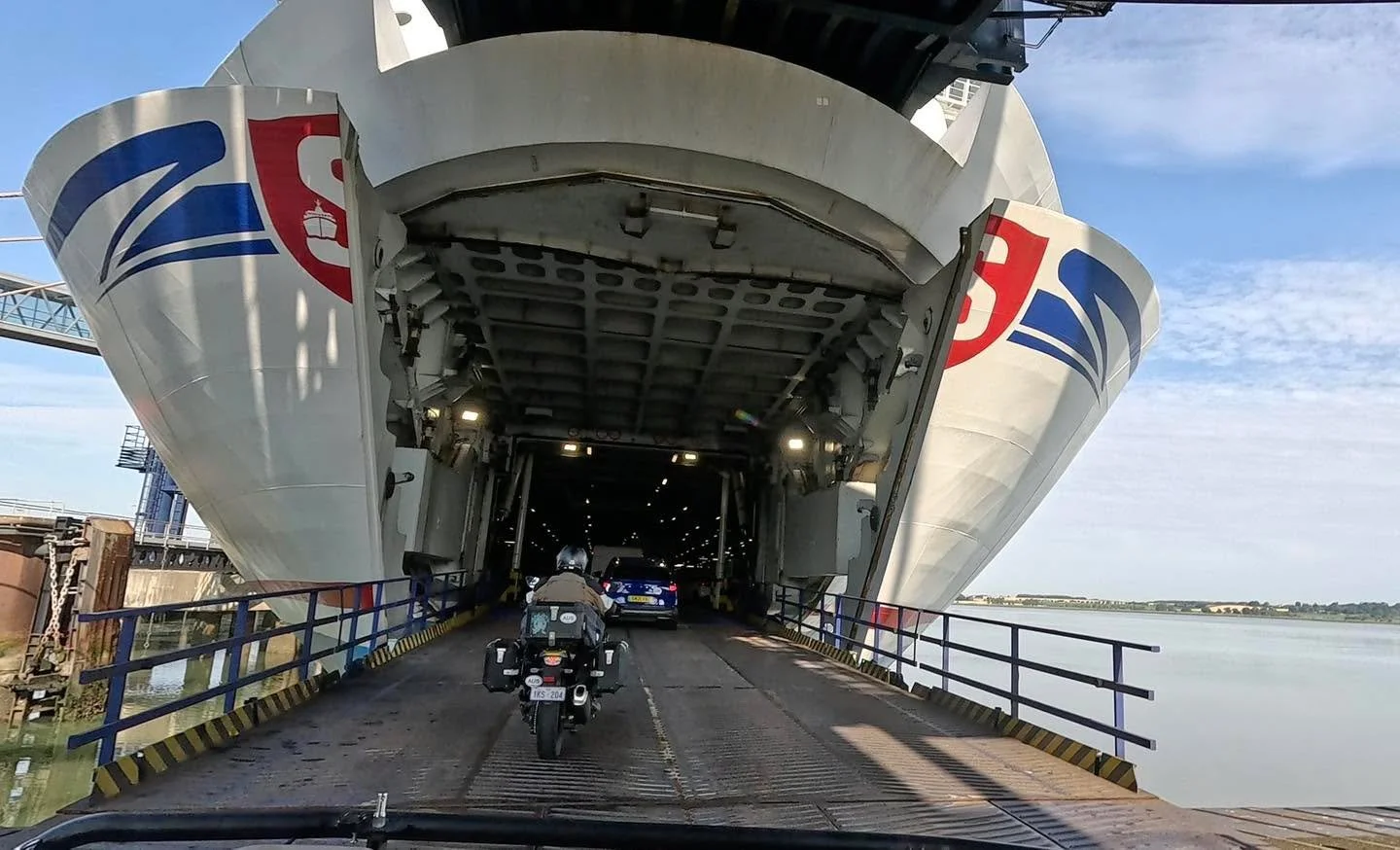 Week 15: UK to Norway-Adventures on the Right Side (Literally!)
We have officially made it across the Channel and are now winding our way through the Netherlands and Germany on our route to beautiful Norway.
We took the ferry from Harwich, England to