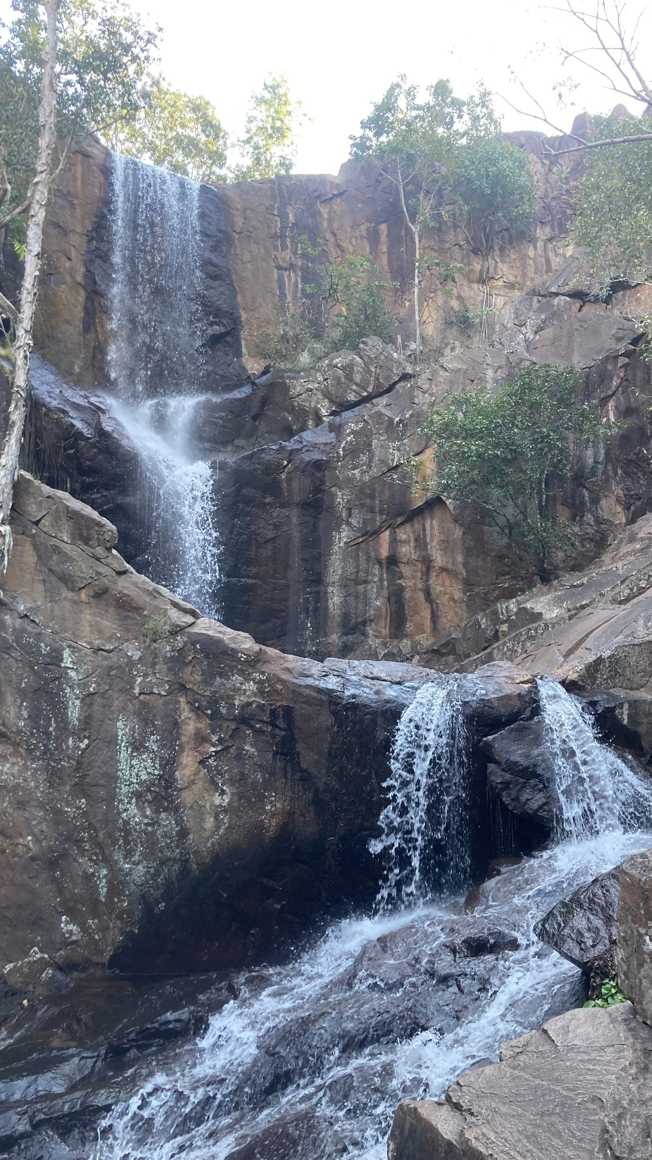 Robin Falls is a three-tiered waterfall located just outside Litchfield NP near Adelaide River