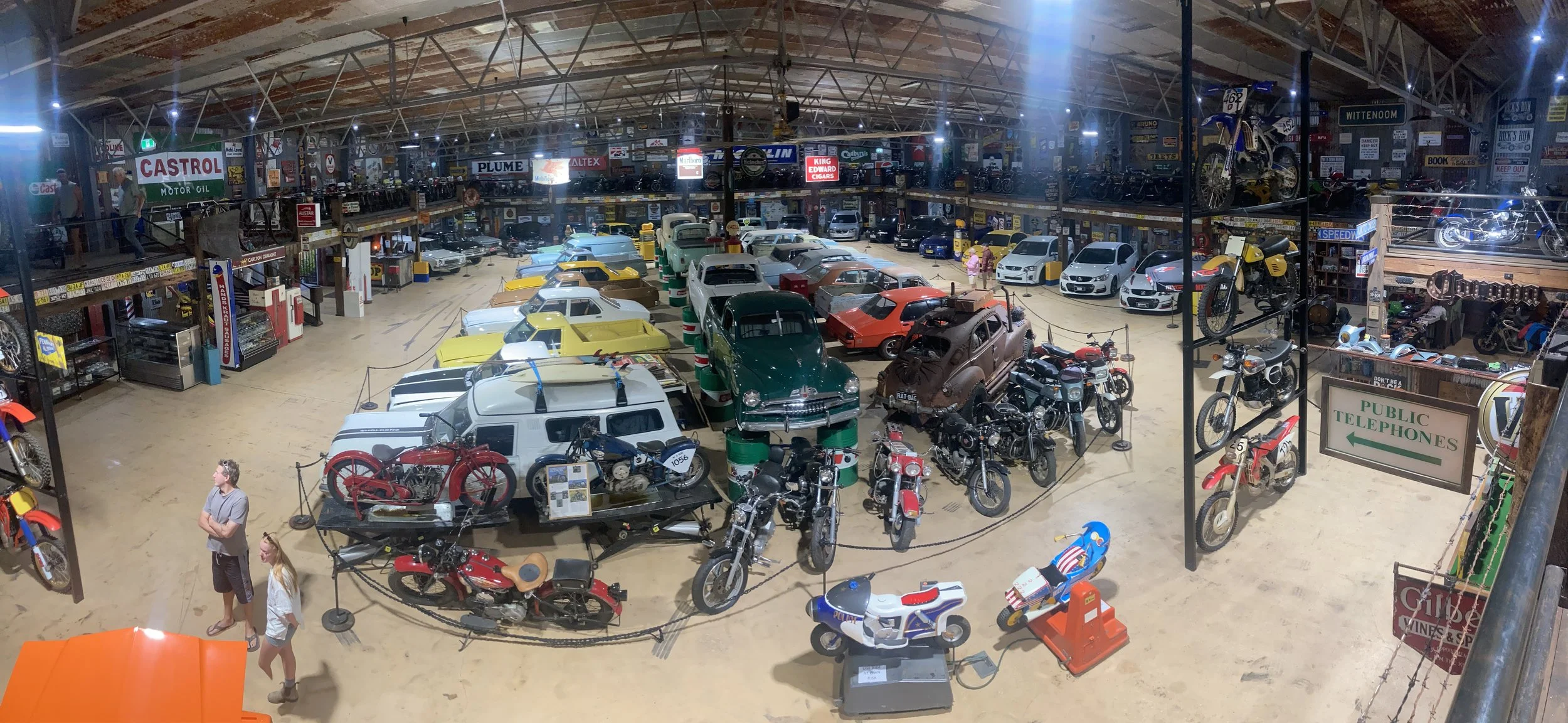 The Shed motor museum at Pine Creek