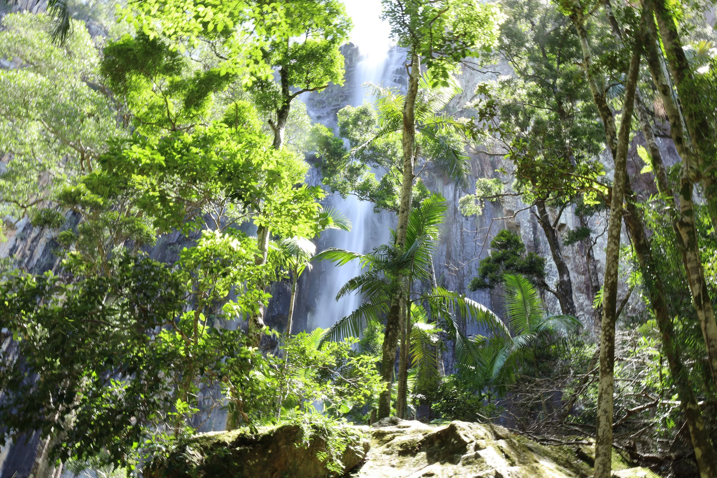 We completed the 4km walk to the base of the waterfall
