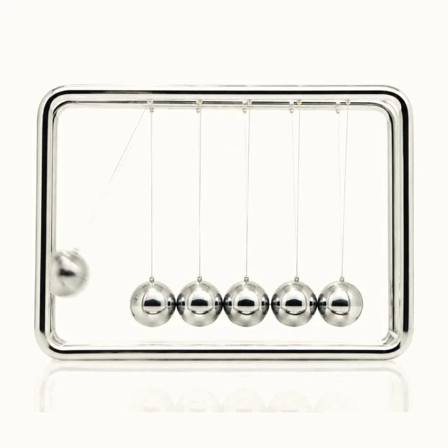 Newton's cradle: Tocobaga marketing for trucking, logistics and supply chain companies