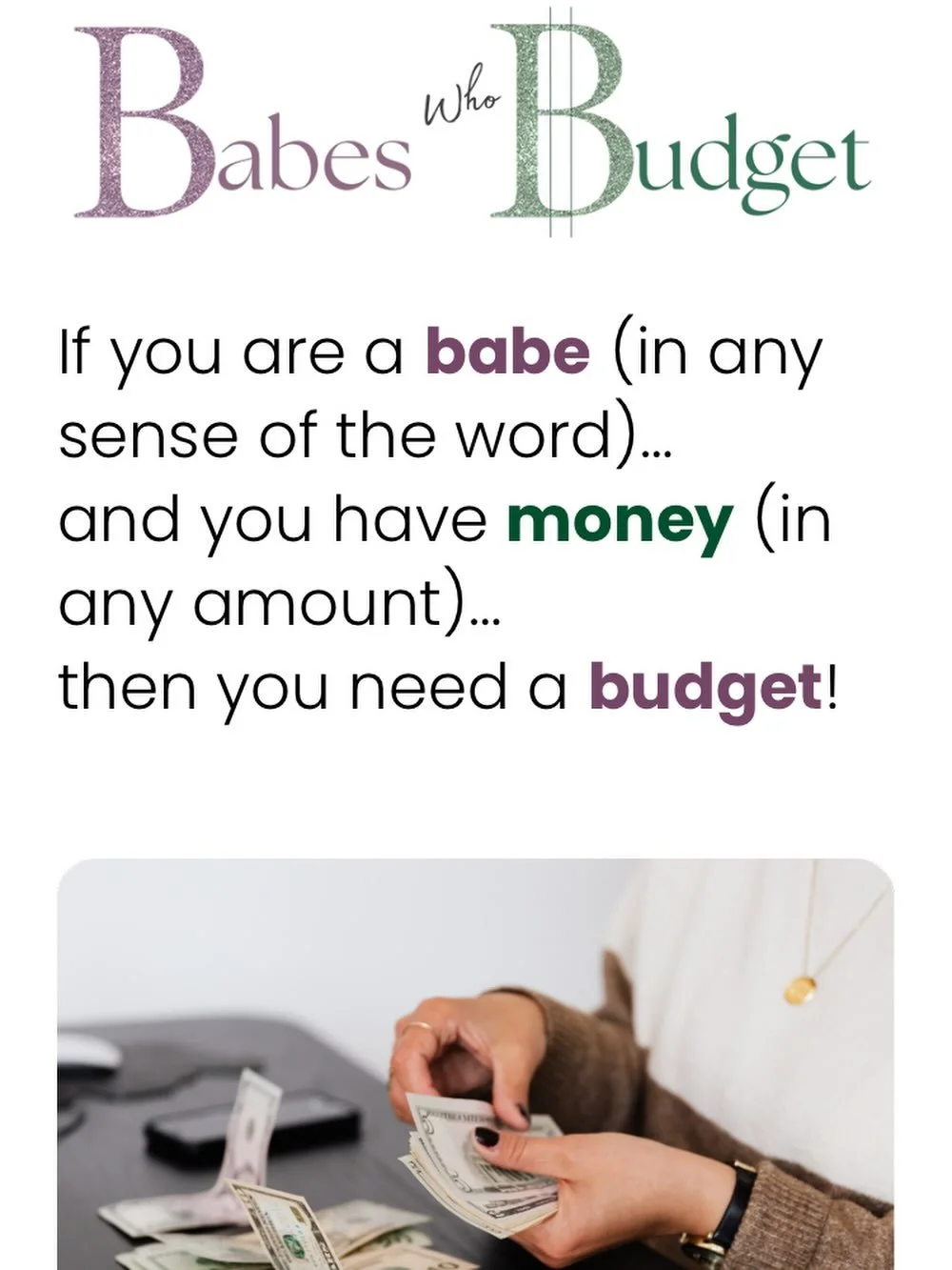 Day 1 🎆 of the year, month, week, or ANY day is a god time to start, restart, or check on your personal budget. 💵
#budget #personalbudget #newyearbudget #babeswhobudget