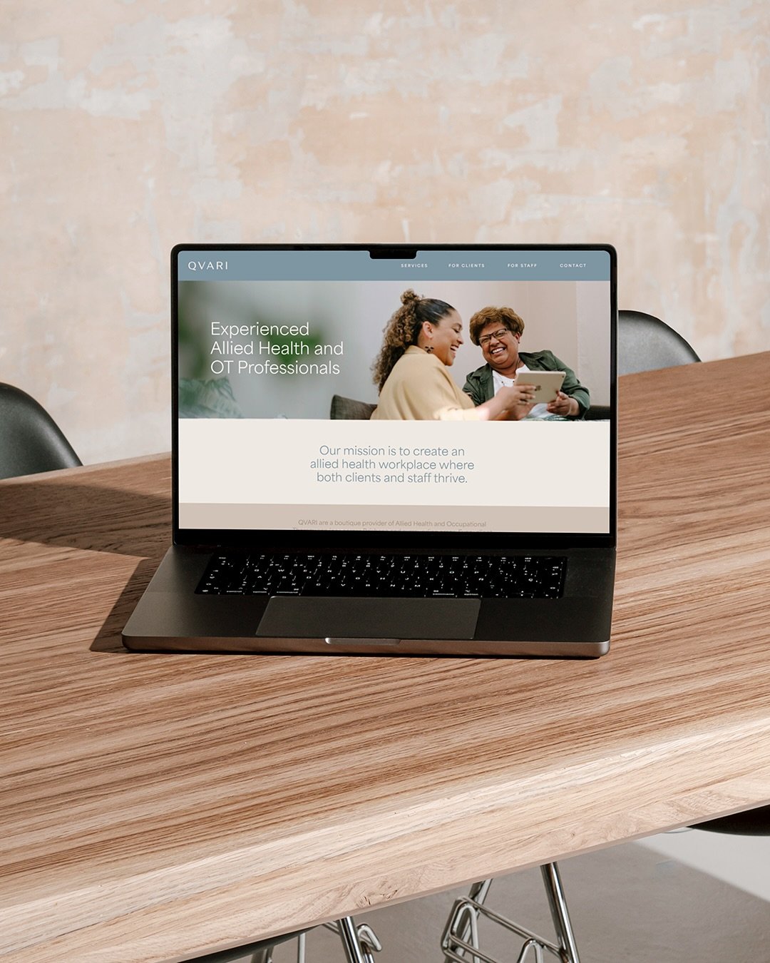 We brought the QVARI brand to life with a streamlined one-page website, making it easy for clients to book services and explore their offerings. One-page sites are ideal for start-ups looking to hit the ground running, with the flexibility to grow as