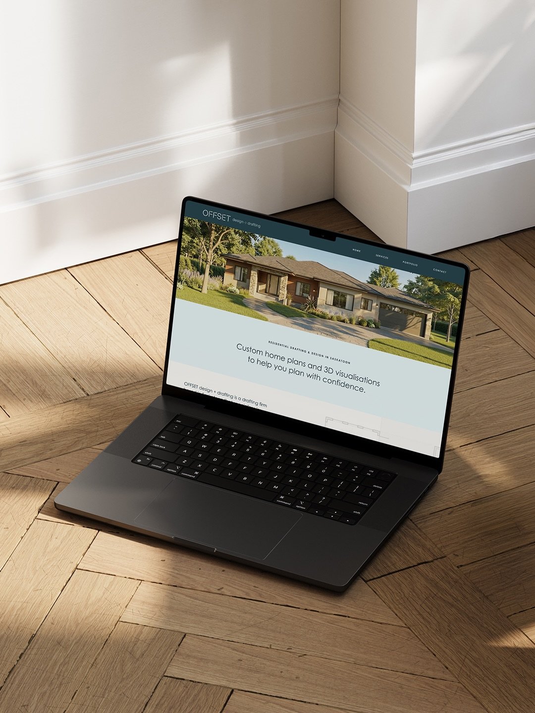 A website for a Canadian drafting firm ready to break ground 🇨🇦

When Kendra reached out from Canada to launch her new business, OFFSET design + drafting, she needed a clear visual direction to build from. We developed a creative direction before b