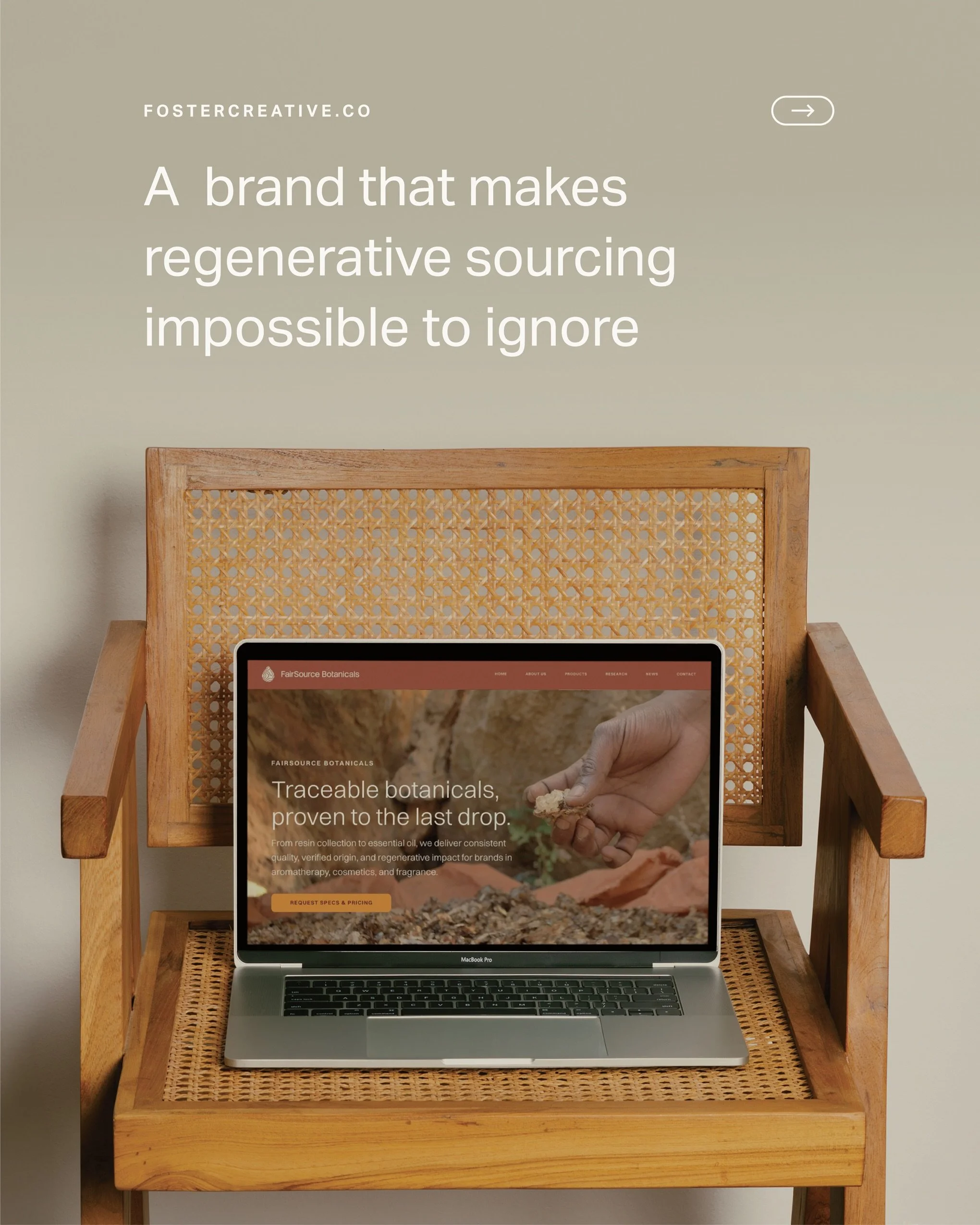 A brand that makes regenerative sourcing impossible to ignore.⁠
⁠
FairSource Botanicals sources regeneratively harvested frankincense and myrrh from Oman and Somalia, bringing transparency to a supply chain that has traditionally been difficult to tr