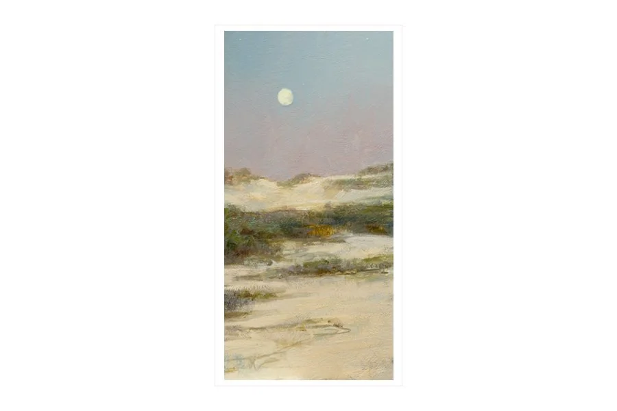'August Moonset'