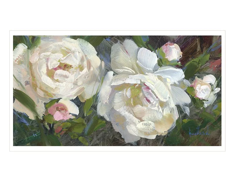 'Garden Peonies I' Card