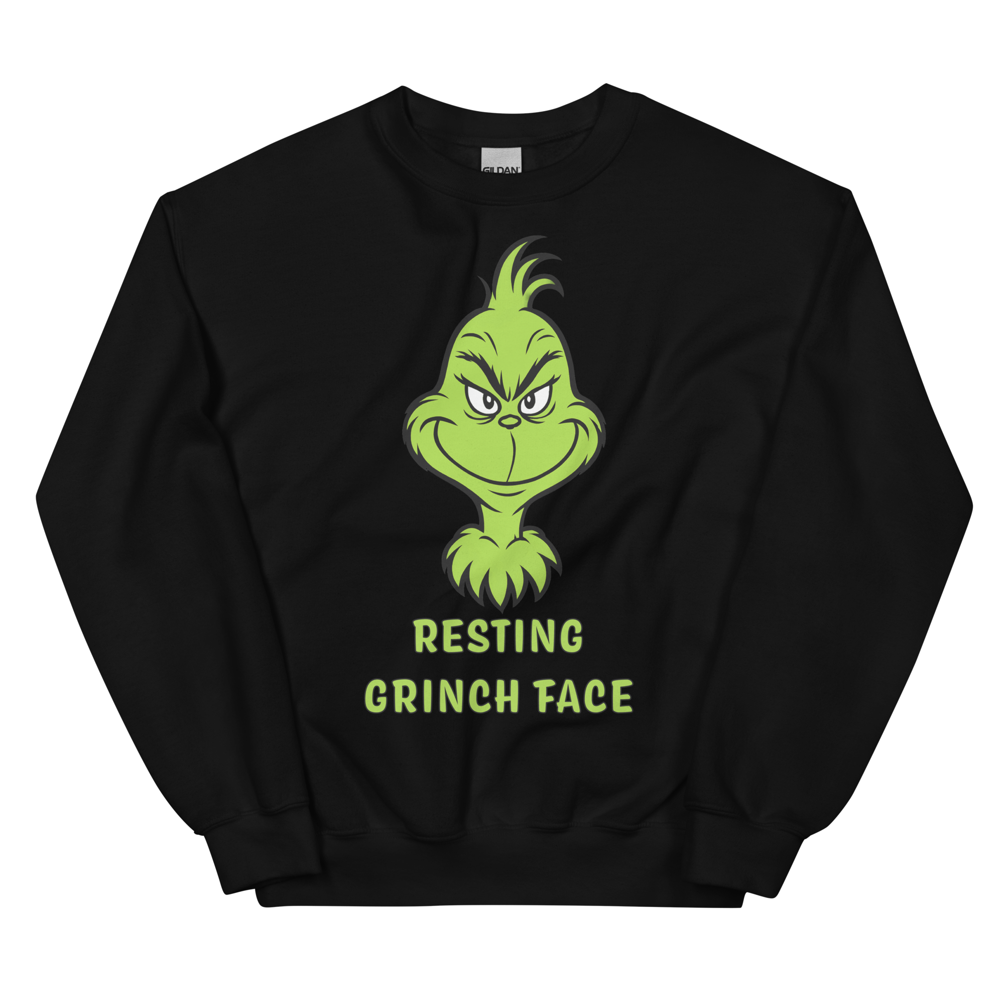 Resting Grinch Face Sweatshirt