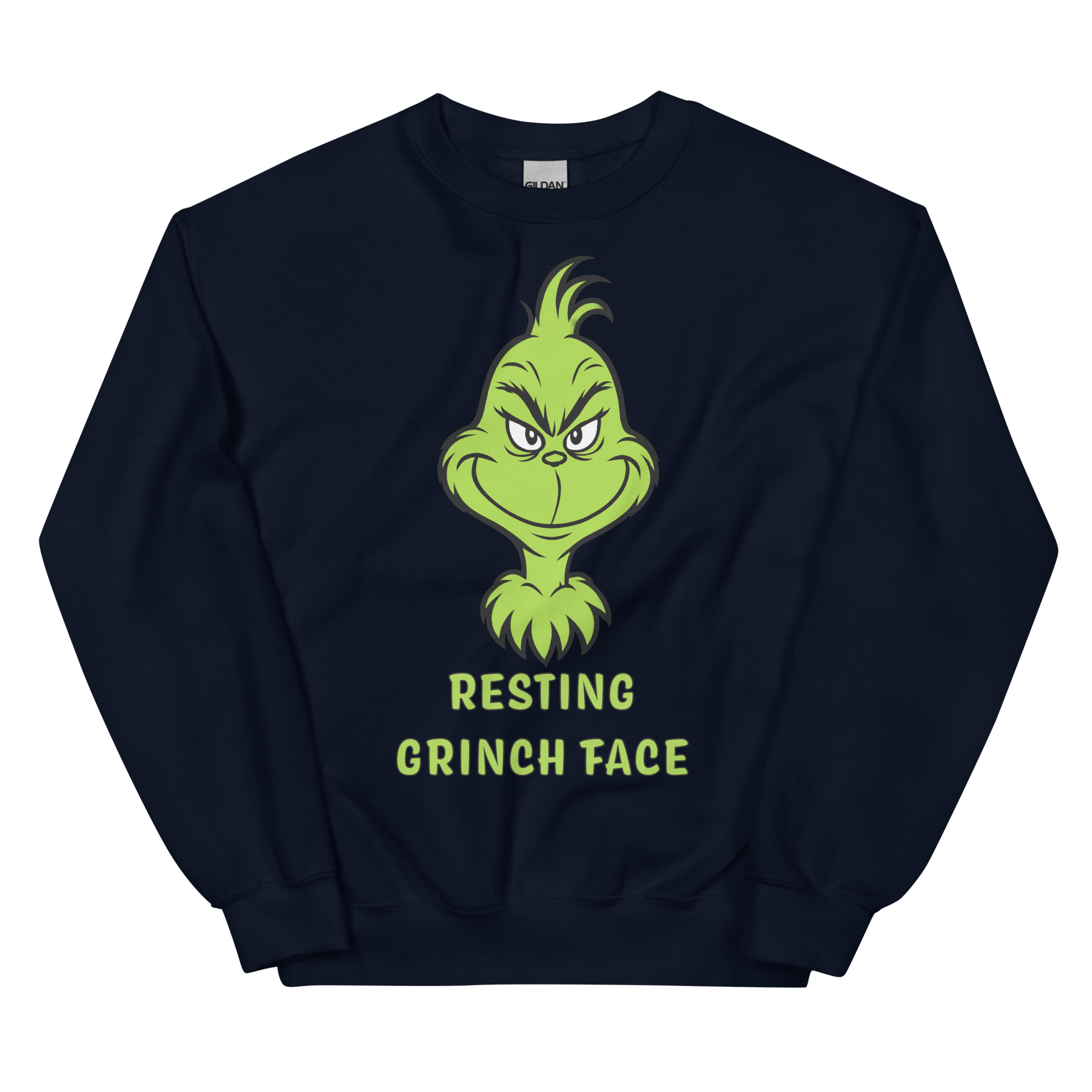Resting Grinch Face Sweatshirt