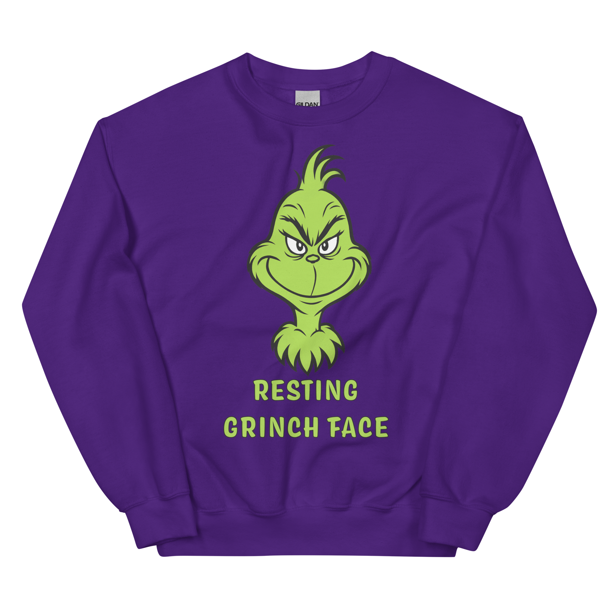 Resting Grinch Face Sweatshirt