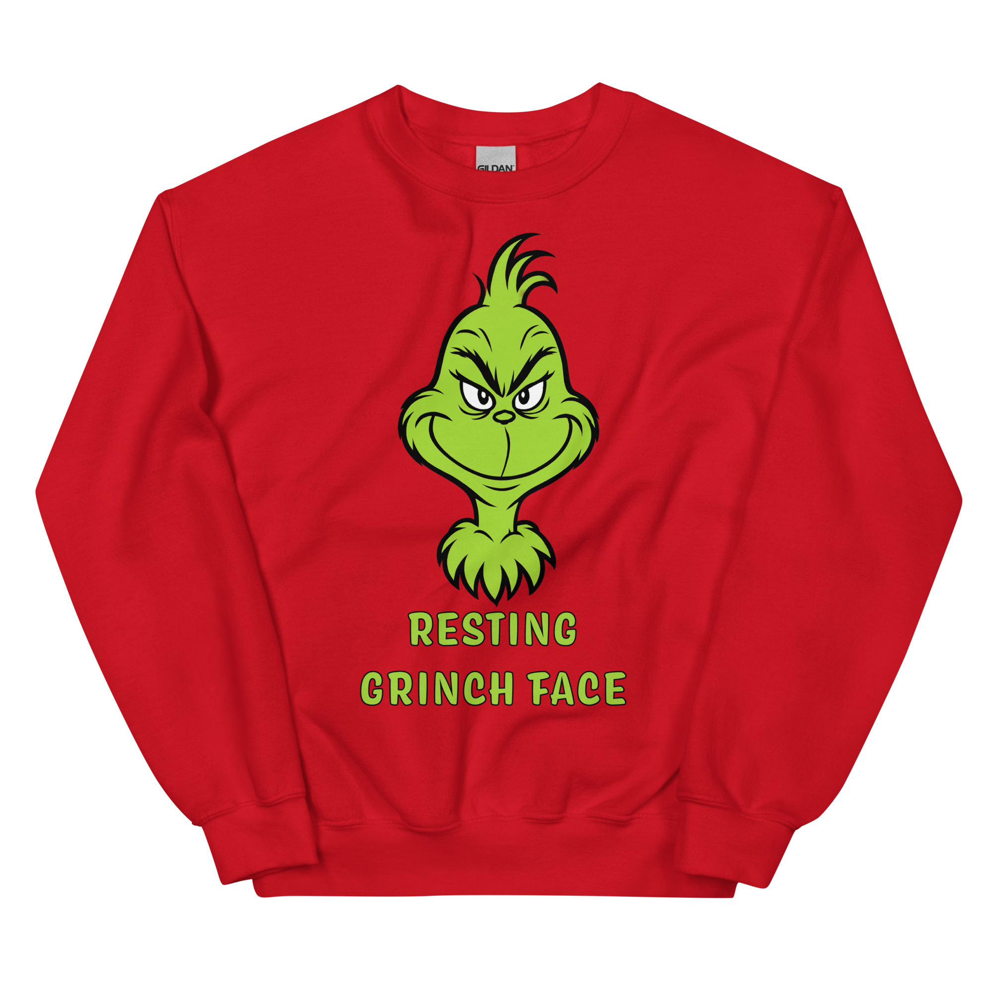 Resting Grinch Face Sweatshirt