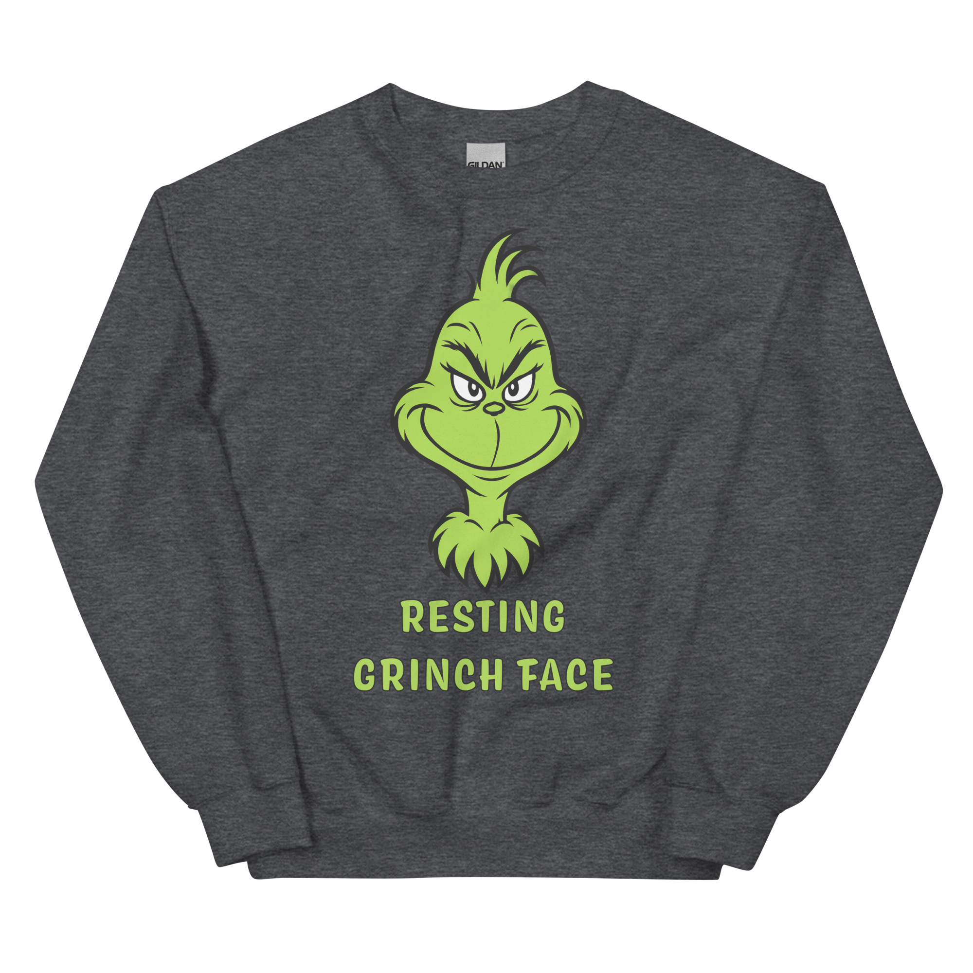 Resting Grinch Face Sweatshirt