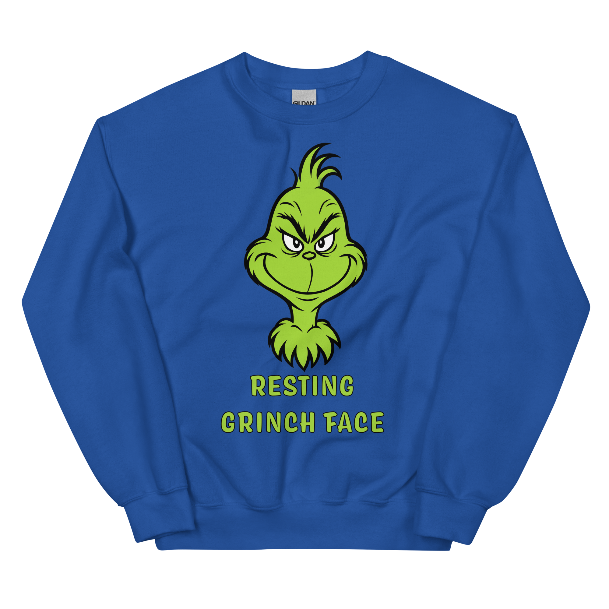 Resting Grinch Face Sweatshirt