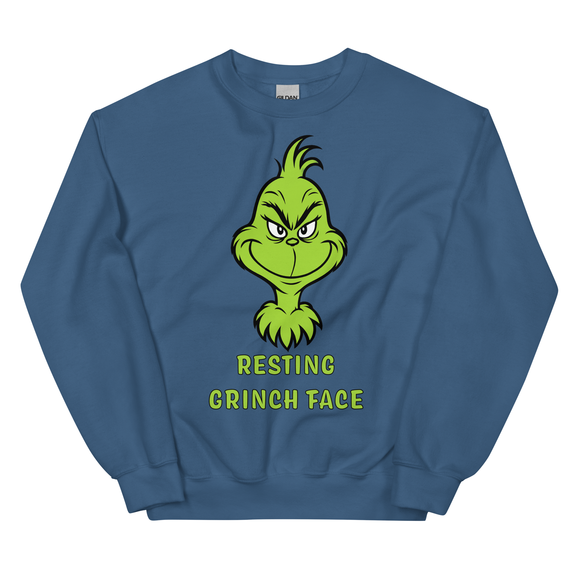 Resting Grinch Face Sweatshirt