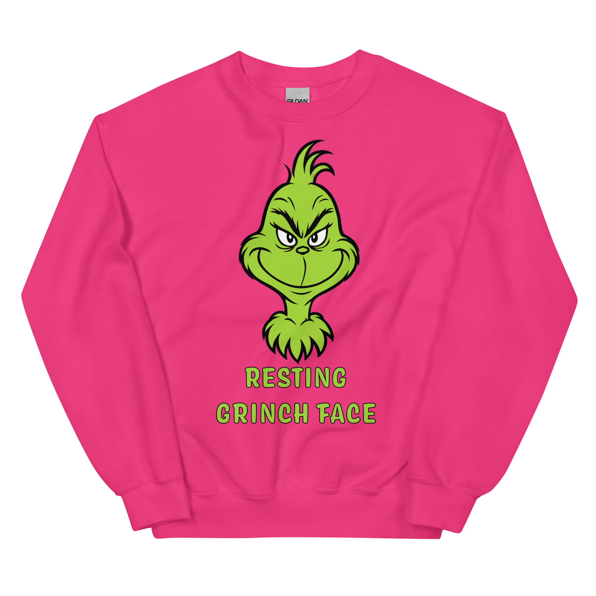 Resting Grinch Face Sweatshirt