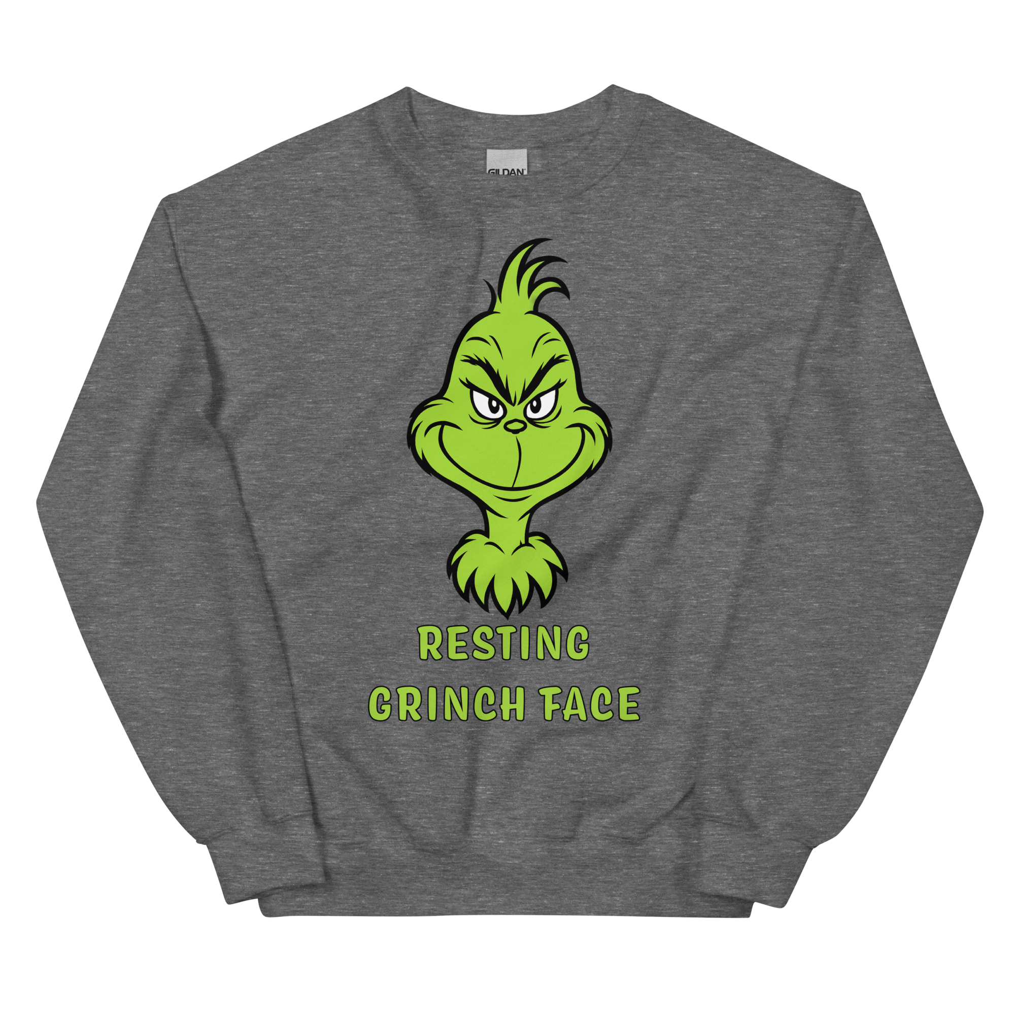 Resting Grinch Face Sweatshirt