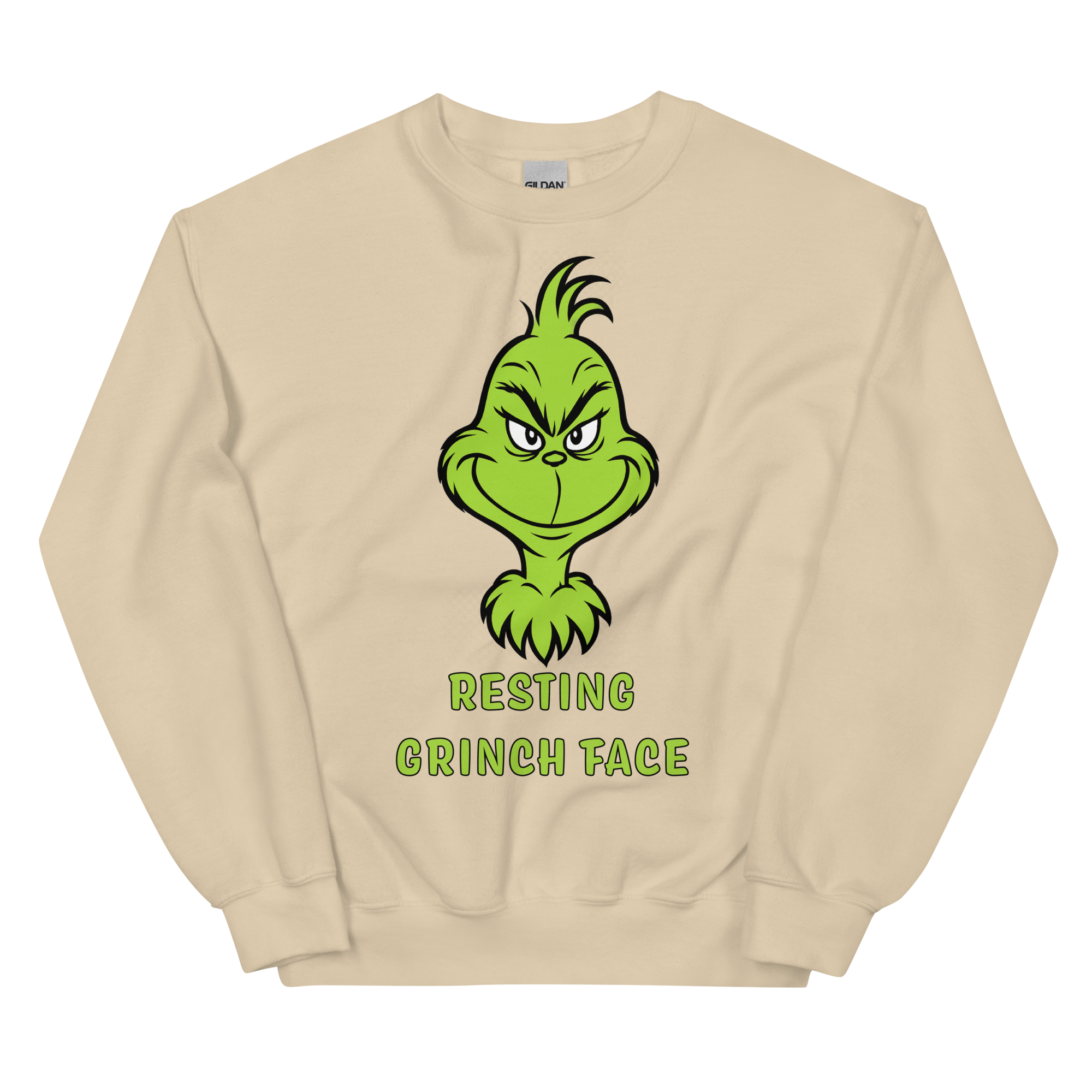 Resting Grinch Face Sweatshirt