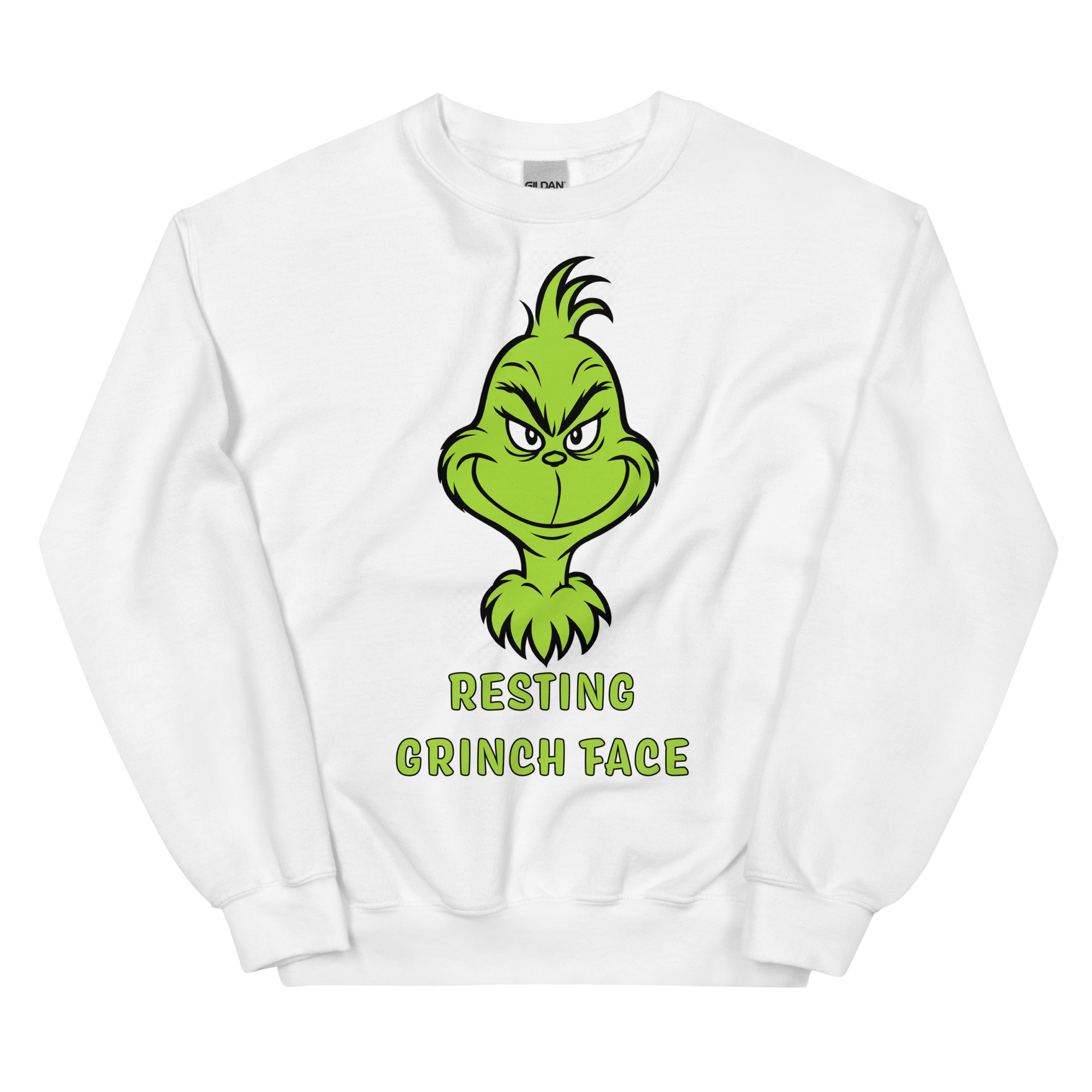 Resting Grinch Face Sweatshirt