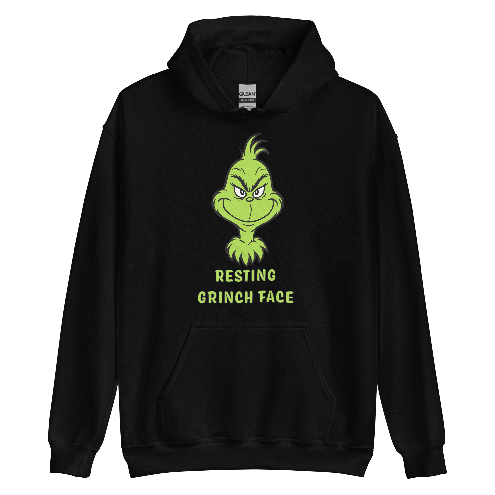 Resting Grinch Face Hoodie
