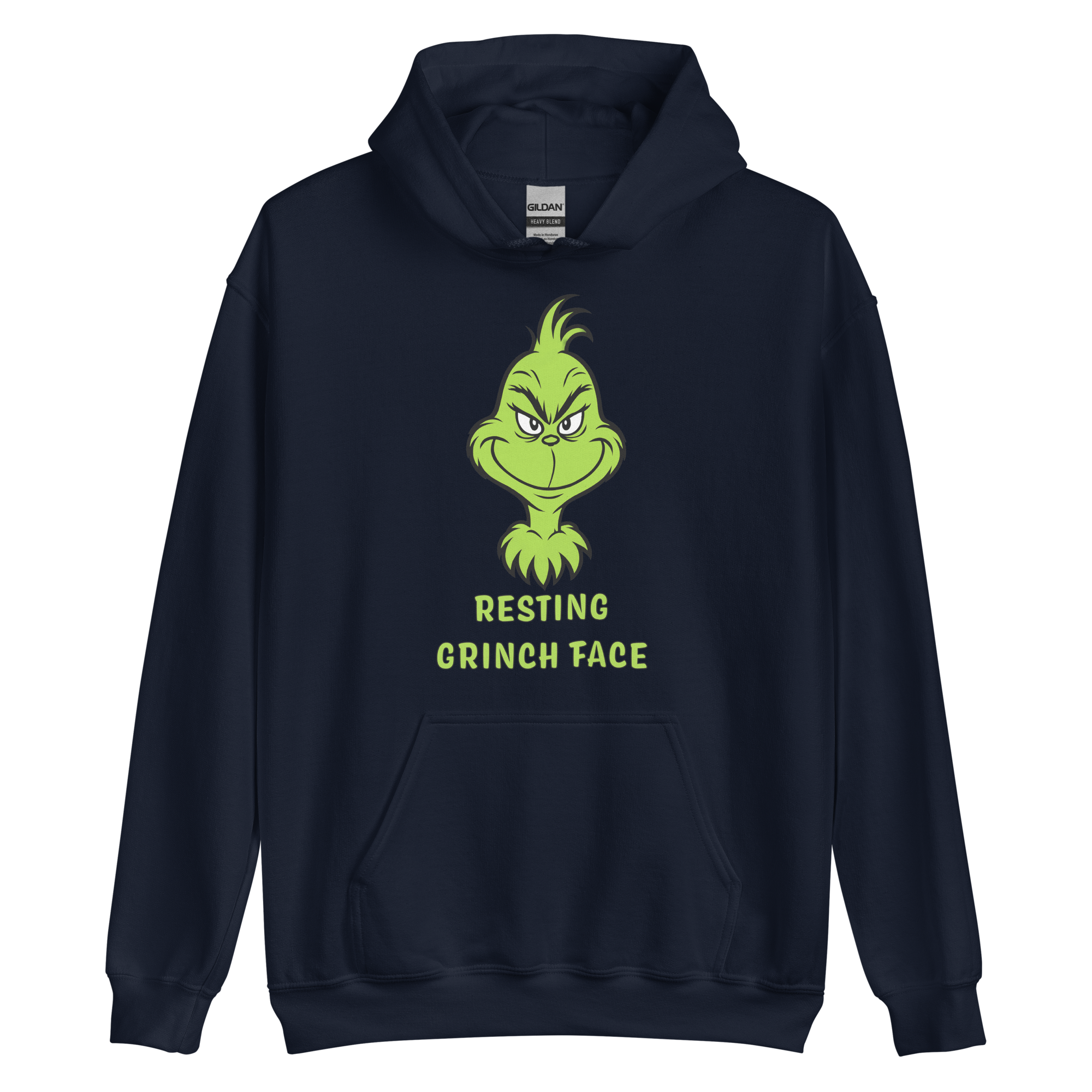 Resting Grinch Face Hoodie