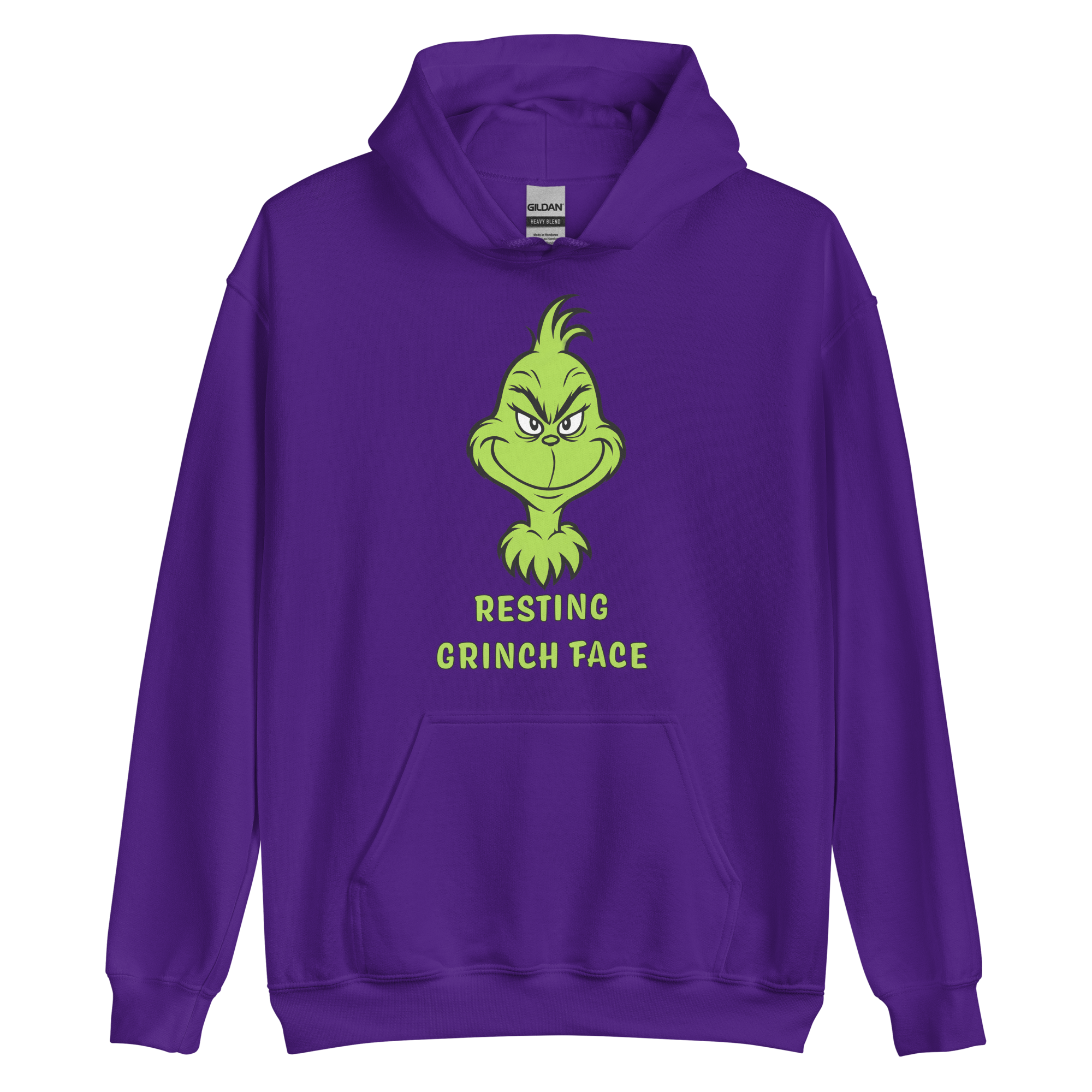 Resting Grinch Face Hoodie