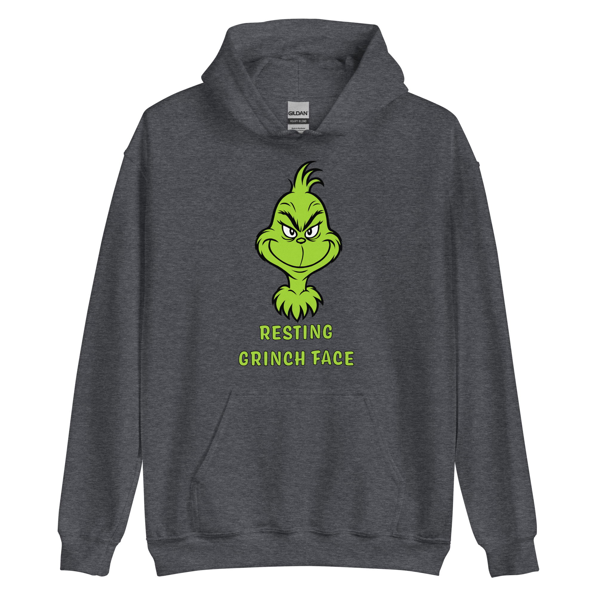 Resting Grinch Face Hoodie