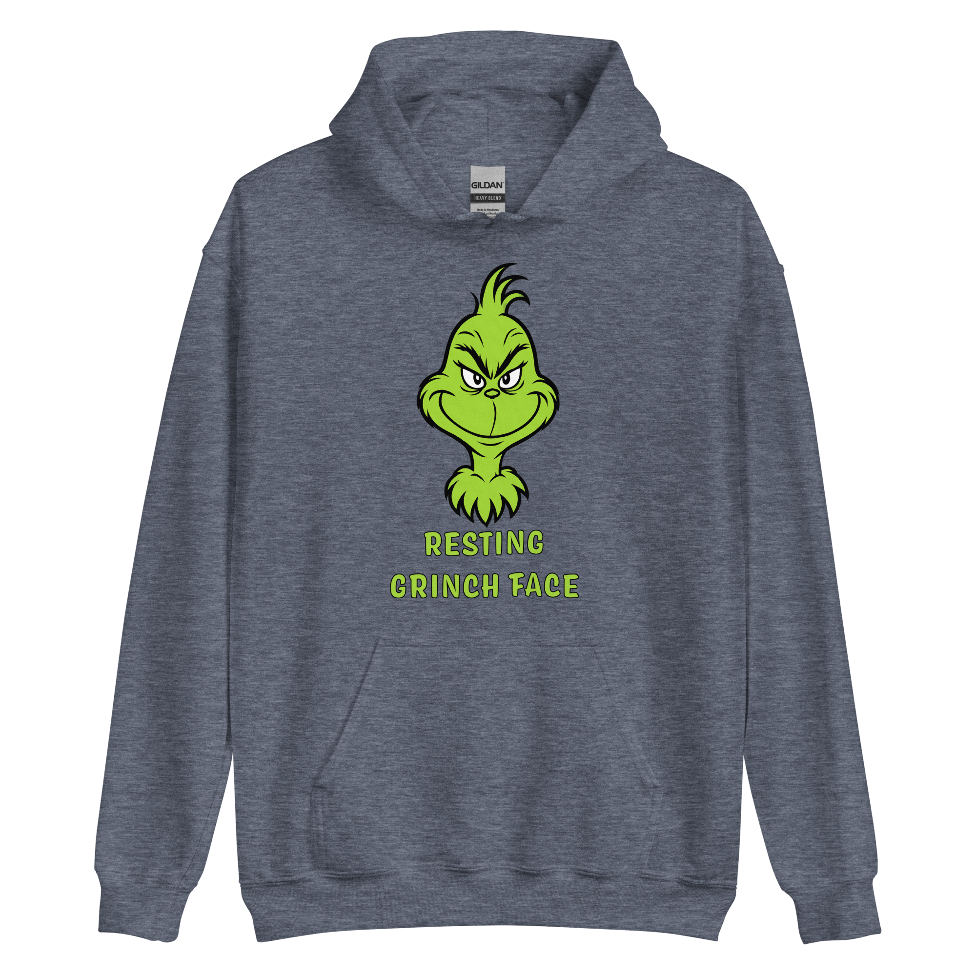 Resting Grinch Face Hoodie