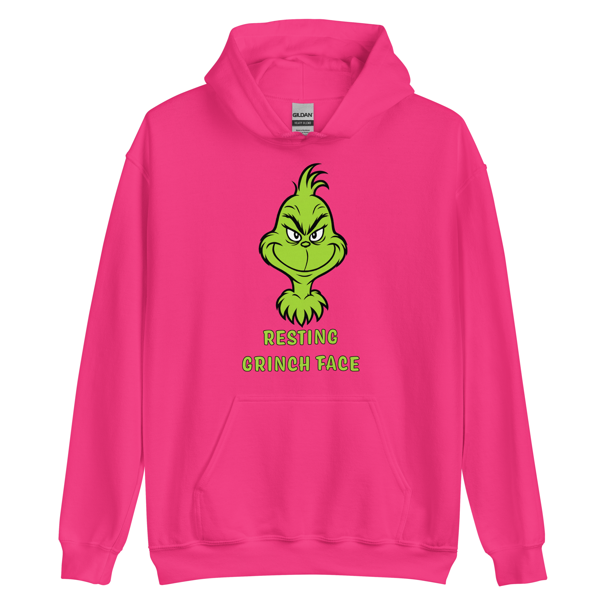 Resting Grinch Face Hoodie