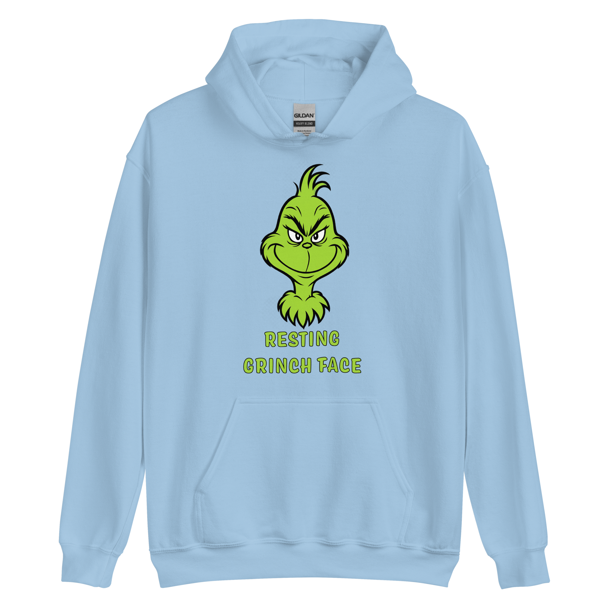 Resting Grinch Face Hoodie