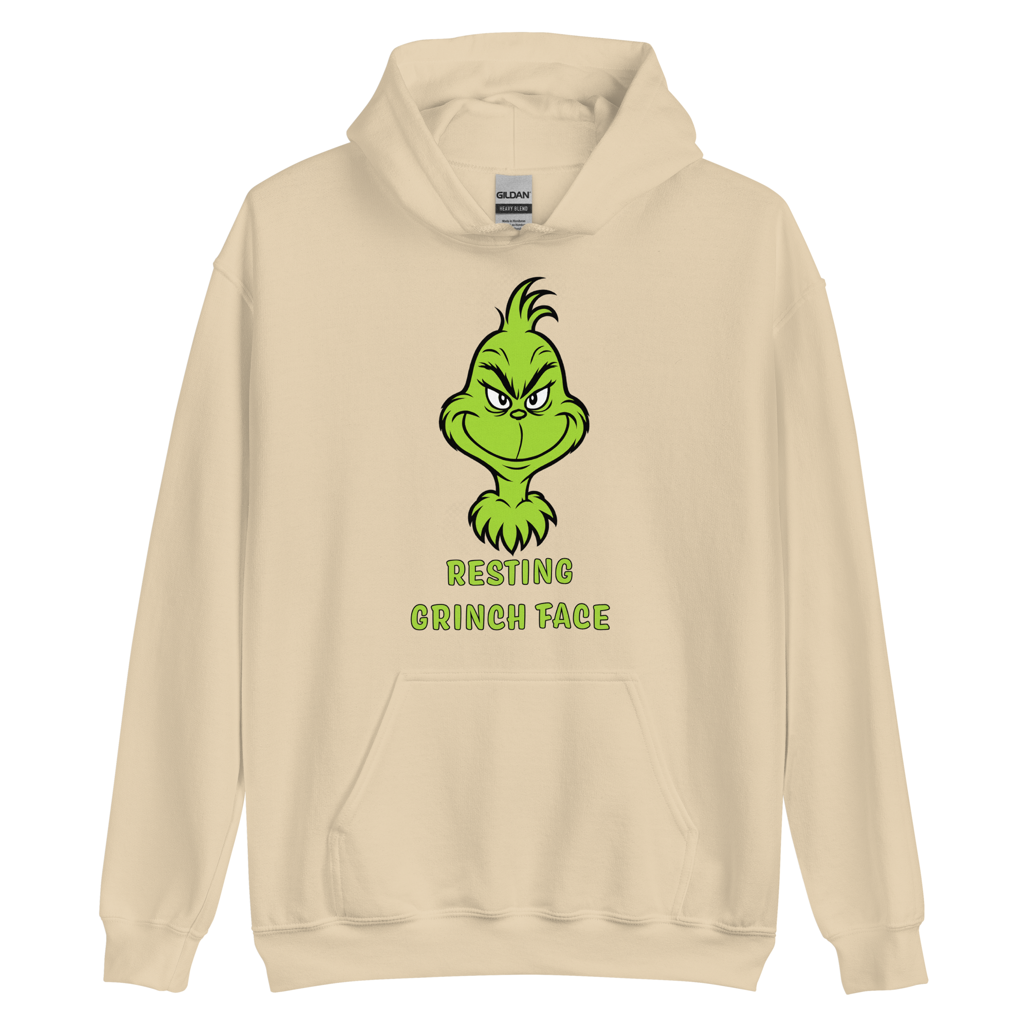 Resting Grinch Face Hoodie
