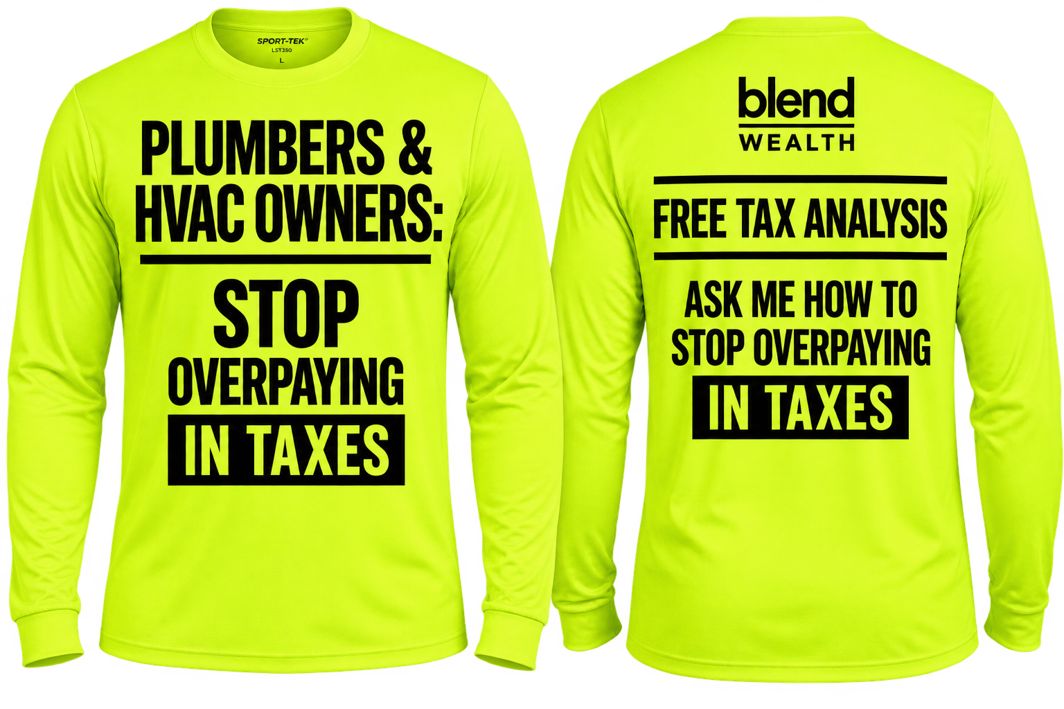 Blend Wealth LS Neon Yellow