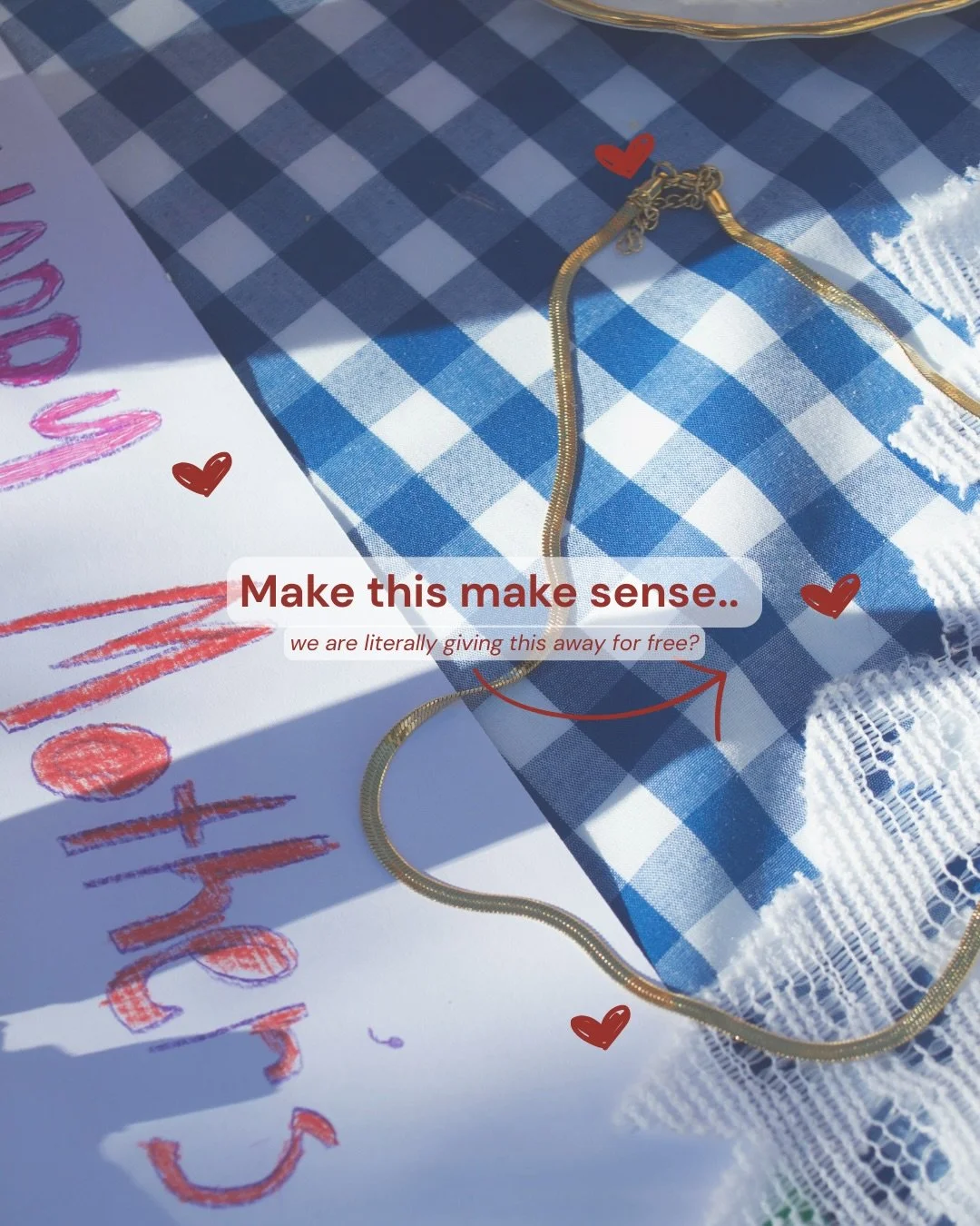 Well the secret is out 👀 

Get the treats you were already buying and add free jewellery?! Like what.

The first 10 orders over $100 from the Mother&rsquo;s Day collection will receive a free Gold Snake Chain Necklace from @katybjewellerydesign &mda